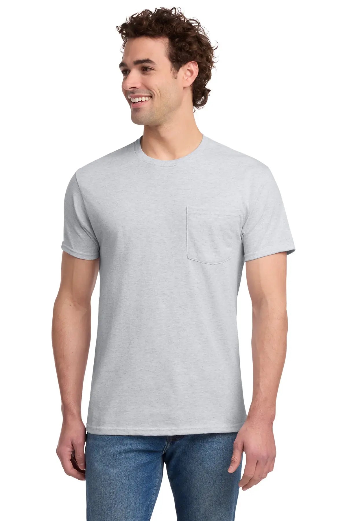 Jerzees® Dri-Power® 50/50 Cotton/Poly Pocket T-Shirt #29MP