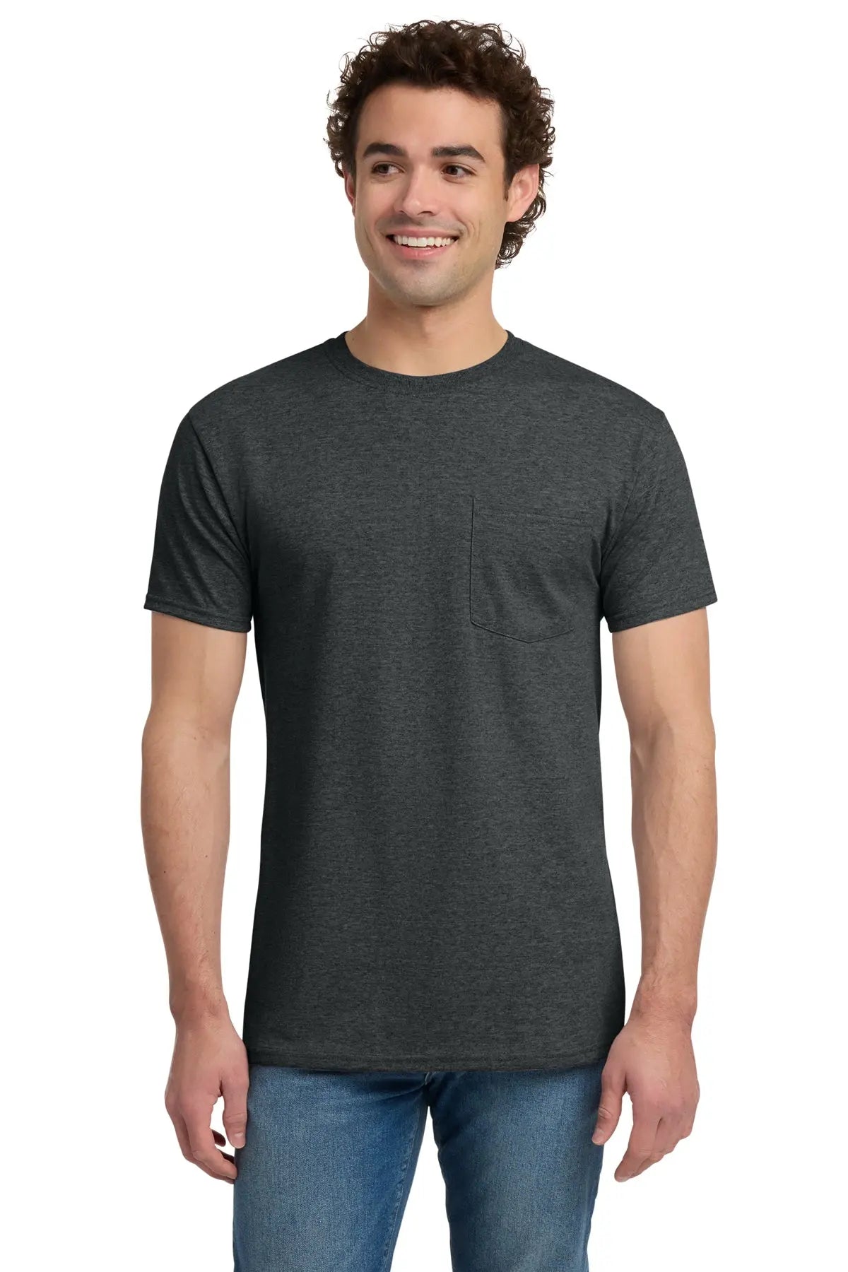 Jerzees® Dri-Power® 50/50 Cotton/Poly Pocket T-Shirt #29MP