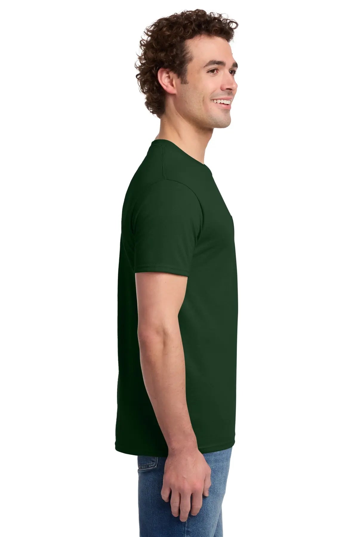 Jerzees® Dri-Power® 50/50 Cotton/Poly Pocket T-Shirt #29MP
