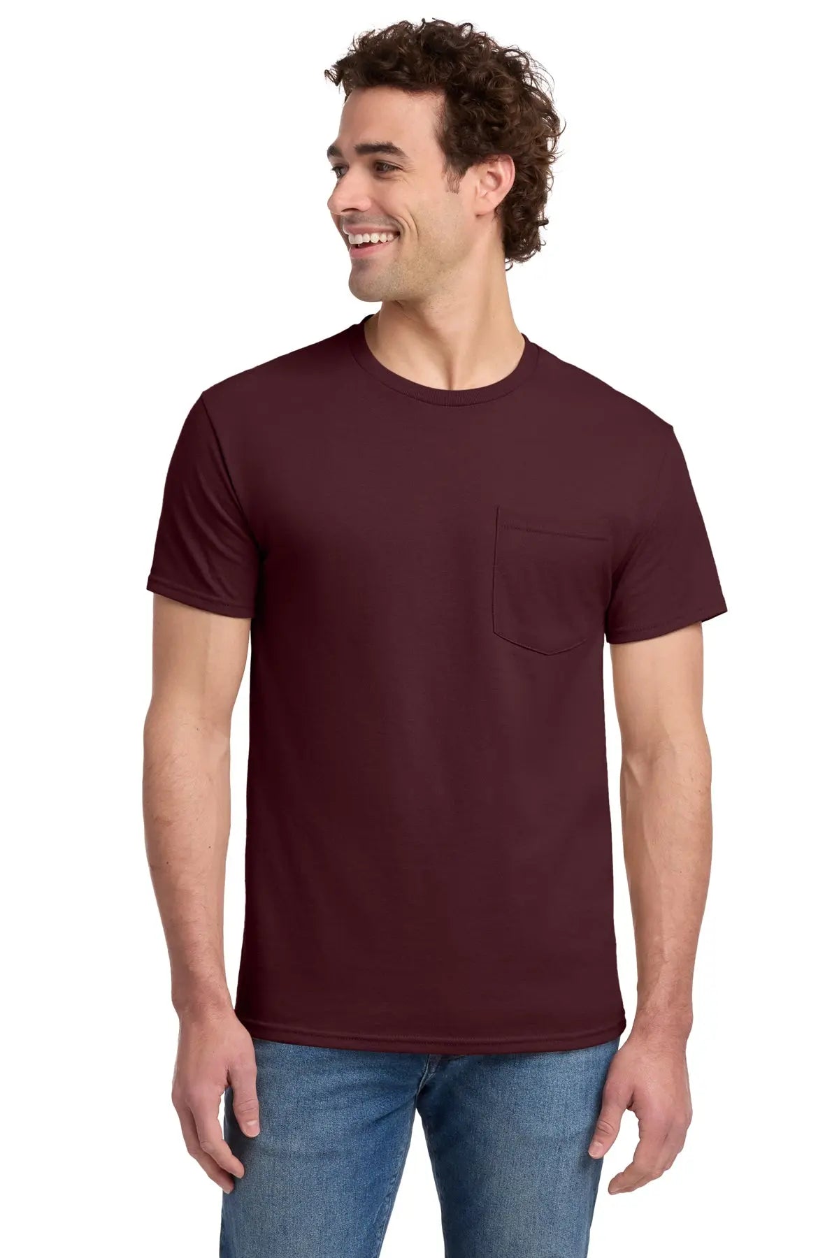 Jerzees® Dri-Power® 50/50 Cotton/Poly Pocket T-Shirt #29MP