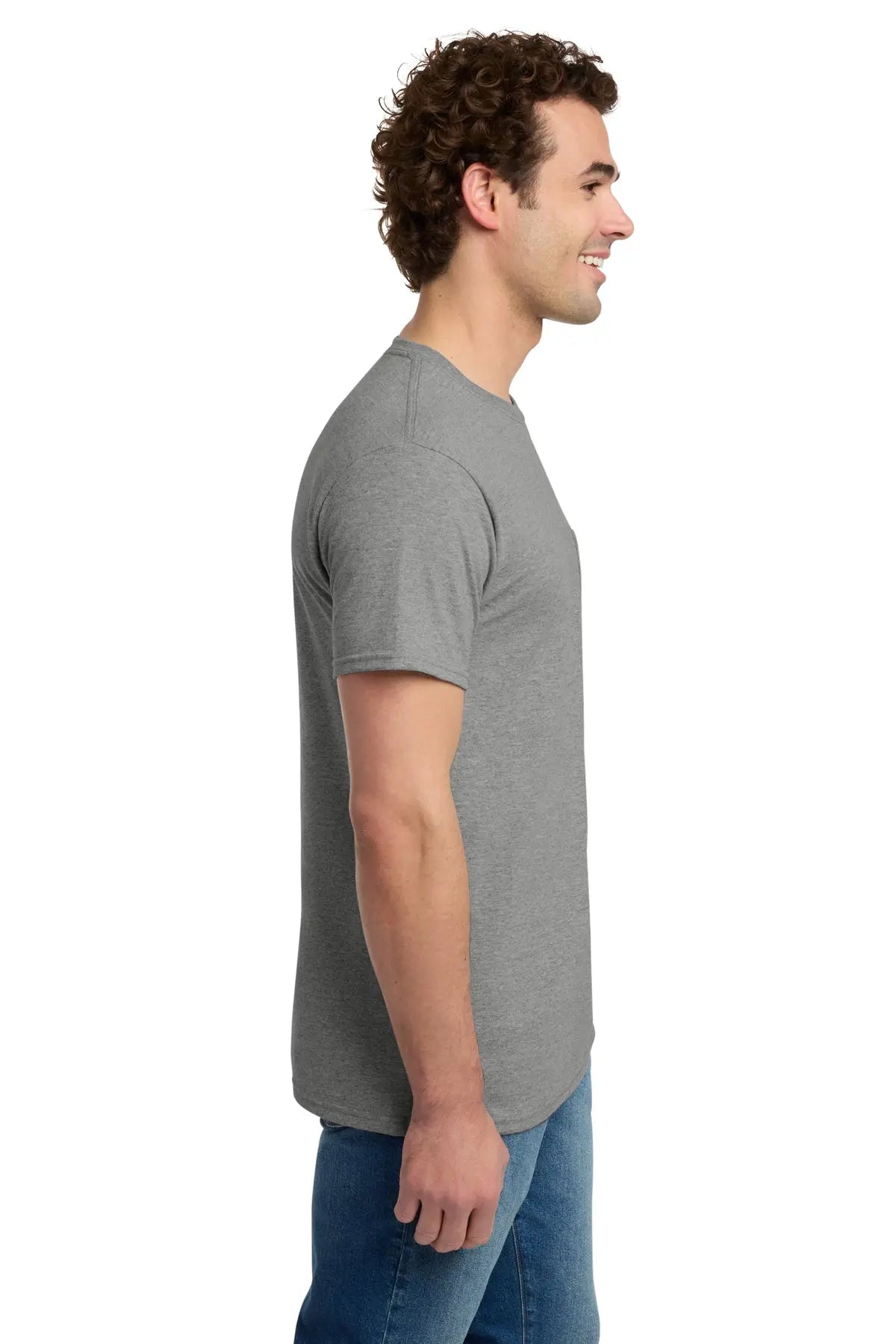 Jerzees® Dri-Power® 50/50 Cotton/Poly Pocket T-Shirt #29MP