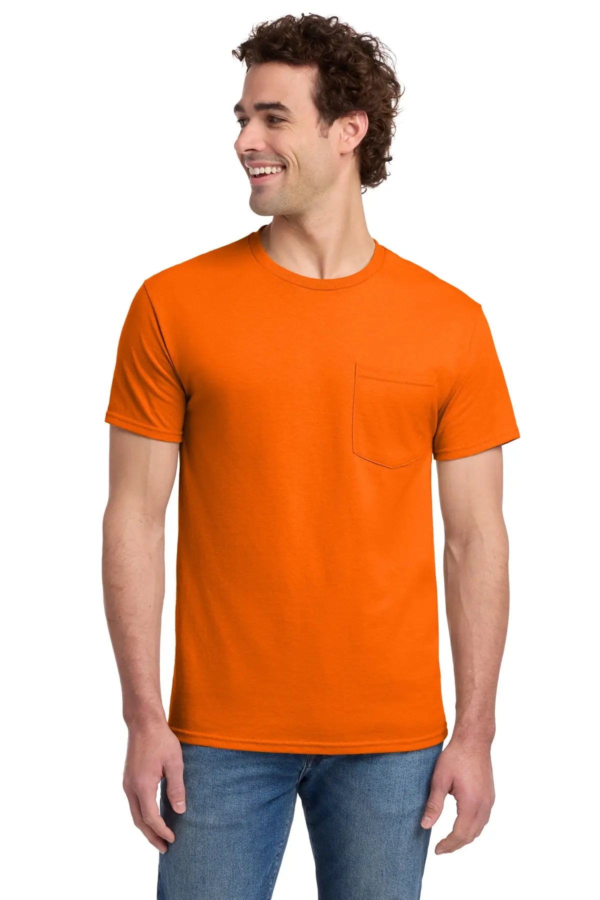 Jerzees® Dri-Power® 50/50 Cotton/Poly Pocket T-Shirt #29MP