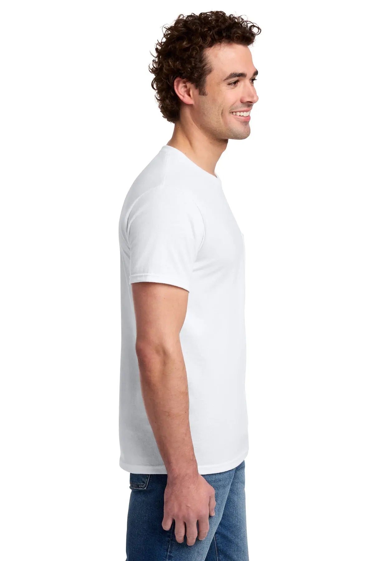 Jerzees® Dri-Power® 50/50 Cotton/Poly Pocket T-Shirt #29MP