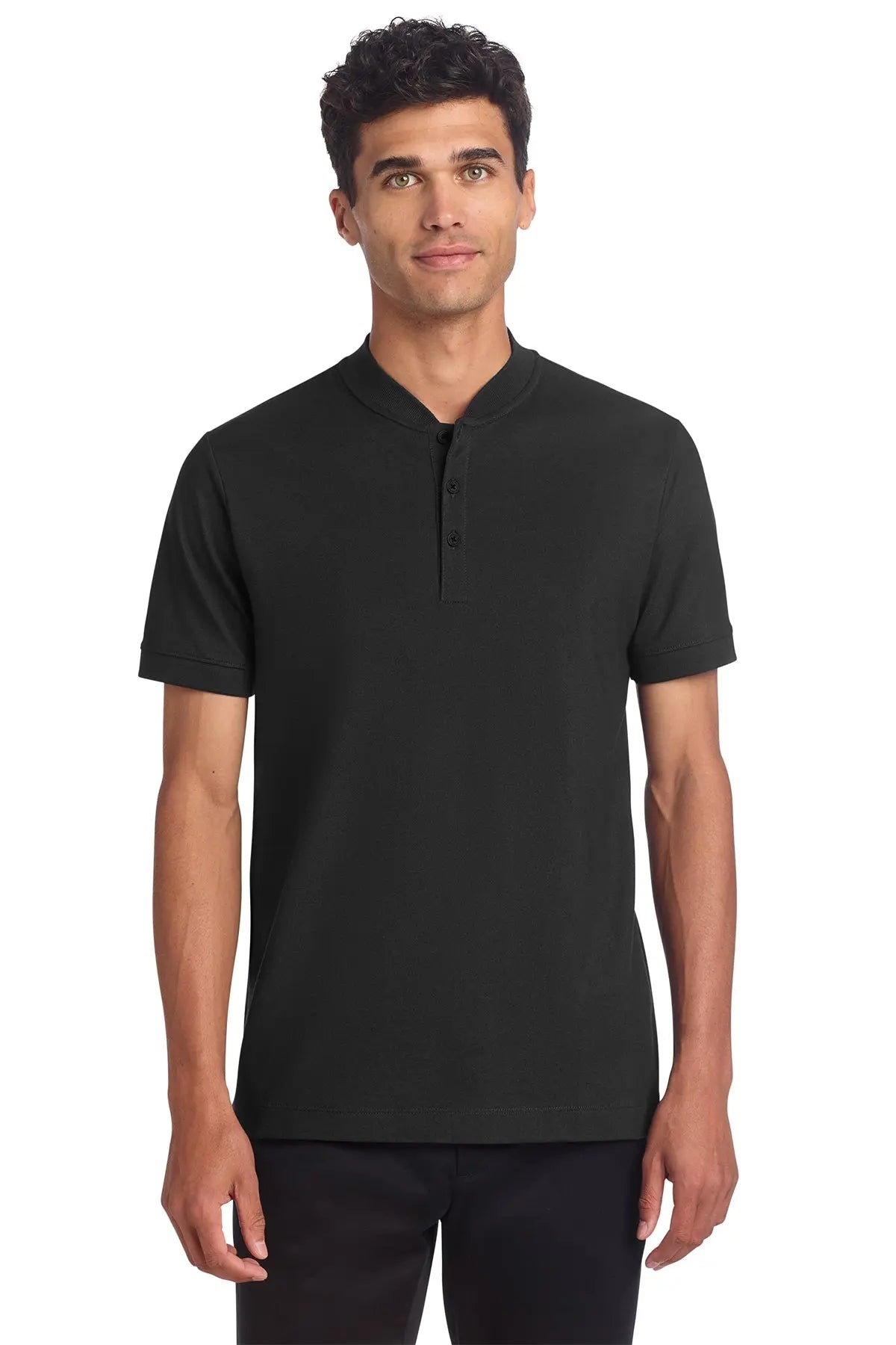 Mercer+Mettle® Stretch Pique Henley #MM1008Game Over Merch