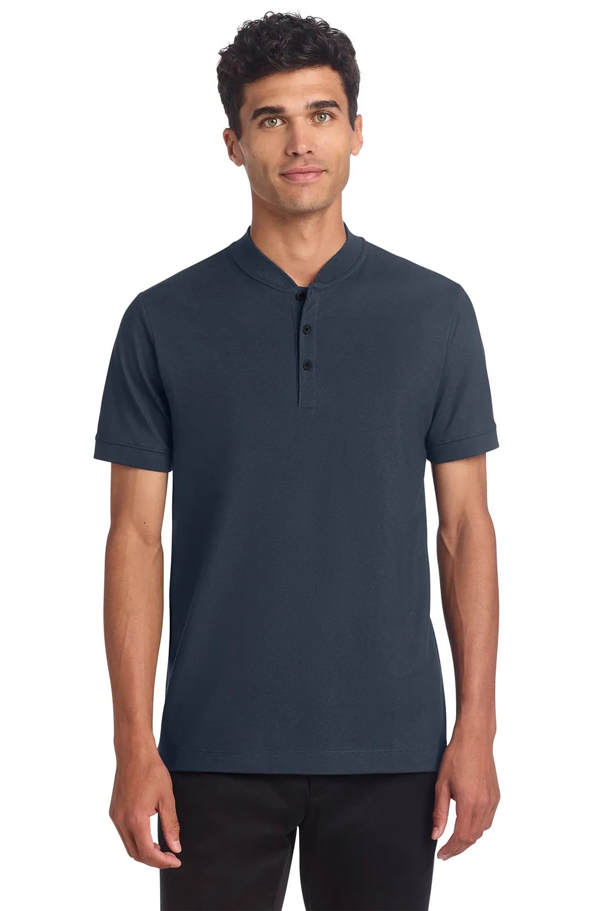 Mercer+Mettle® Stretch Pique Henley #MM1008Game Over Merch