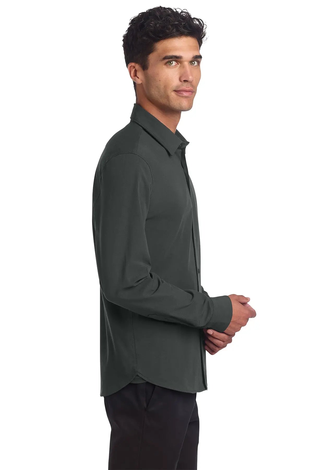 Mercer+Mettle® Long Sleeve Stretch Woven Shirt #MM2000