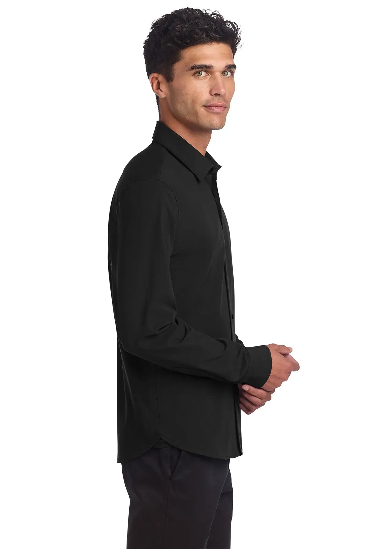 Mercer+Mettle® Long Sleeve Stretch Woven Shirt #MM2000