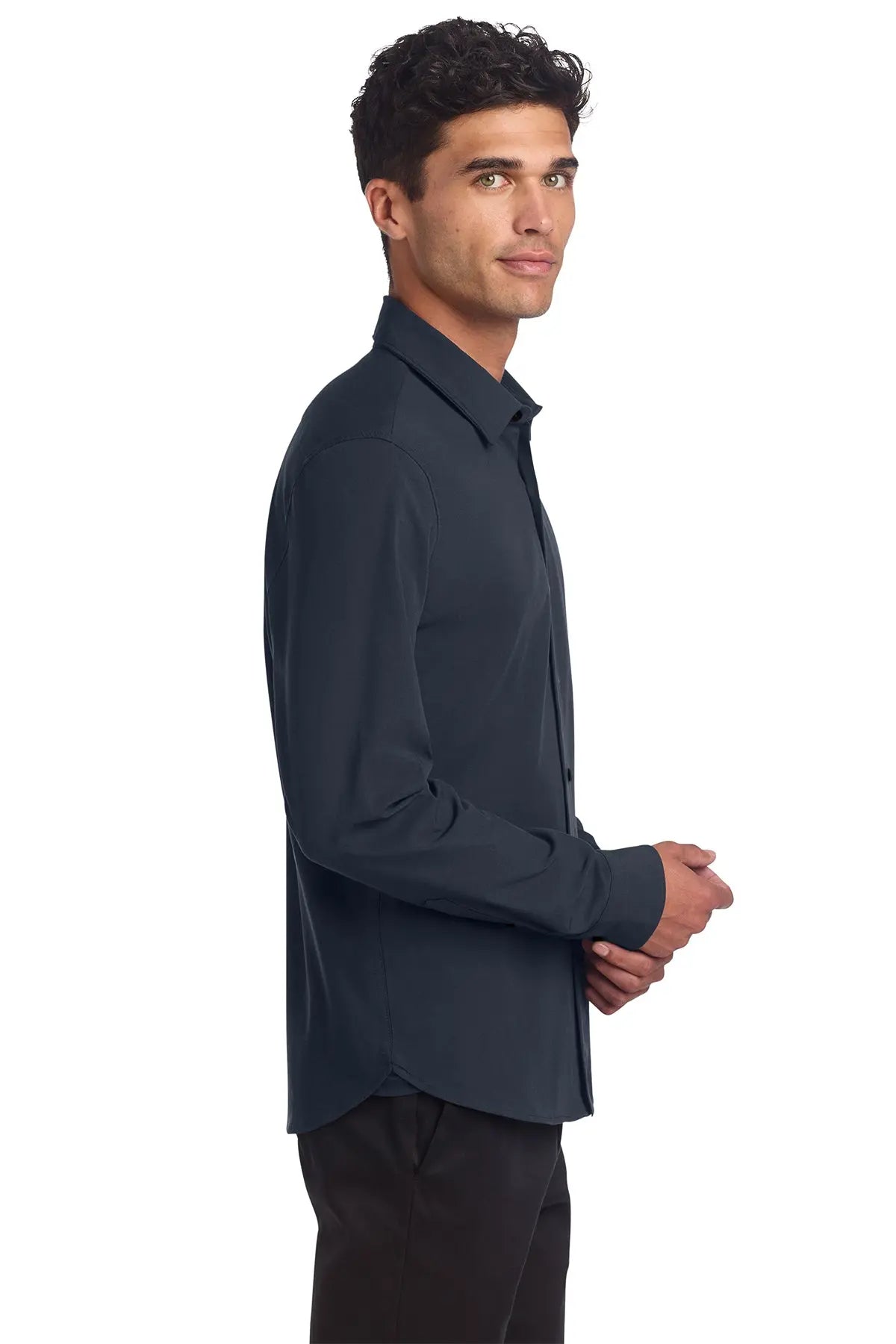 Mercer+Mettle® Long Sleeve Stretch Woven Shirt #MM2000