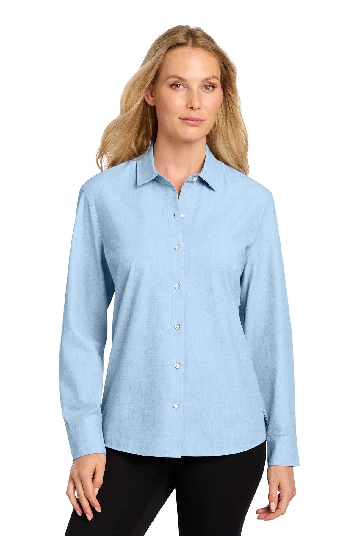 Mercer+Mettle® Women’s Long Sleeve Stretch Woven Shirt #MM2001