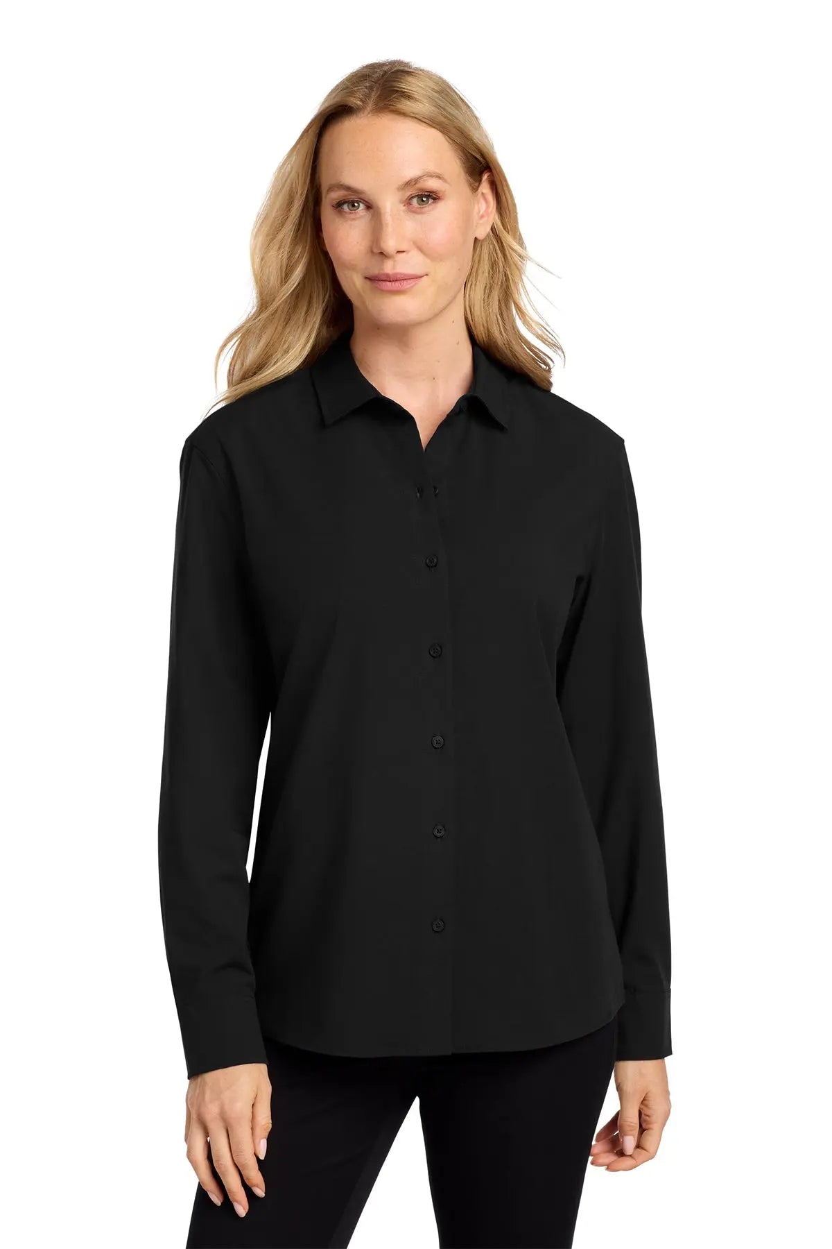 Mercer+Mettle® Women’s Long Sleeve Stretch Woven Shirt #MM2001