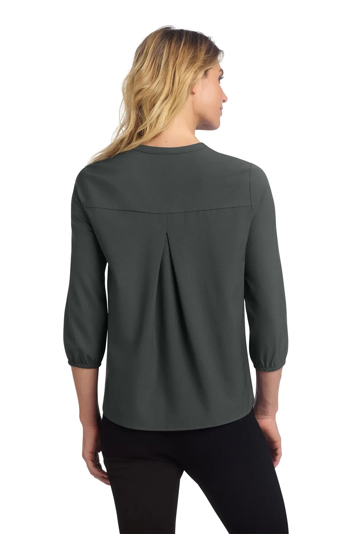 Mercer+Mettle® Women's Stretch Crepe 3/4-Sleeve Blouse #MM2011