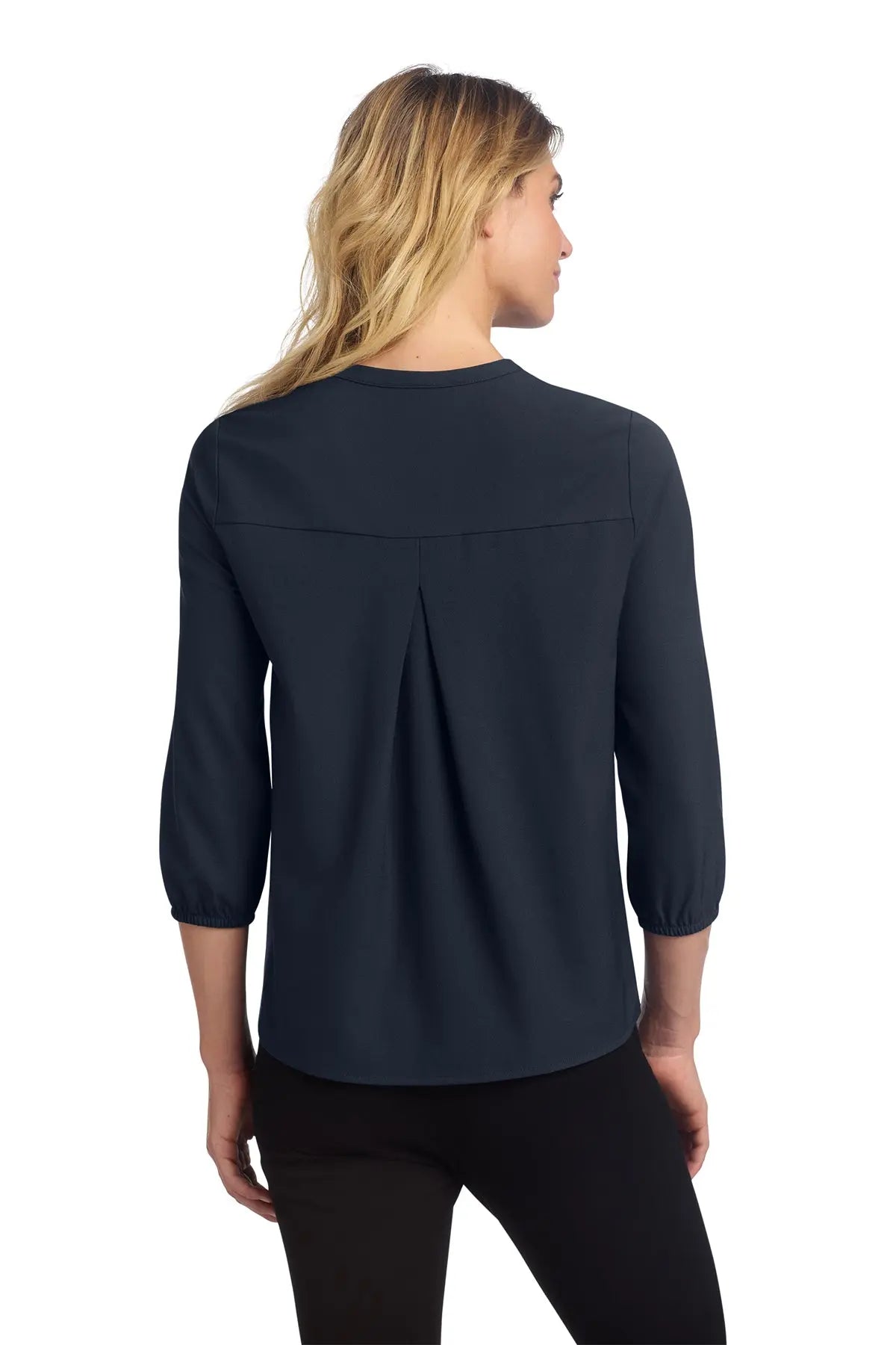 Mercer+Mettle® Women's Stretch Crepe 3/4-Sleeve Blouse #MM2011