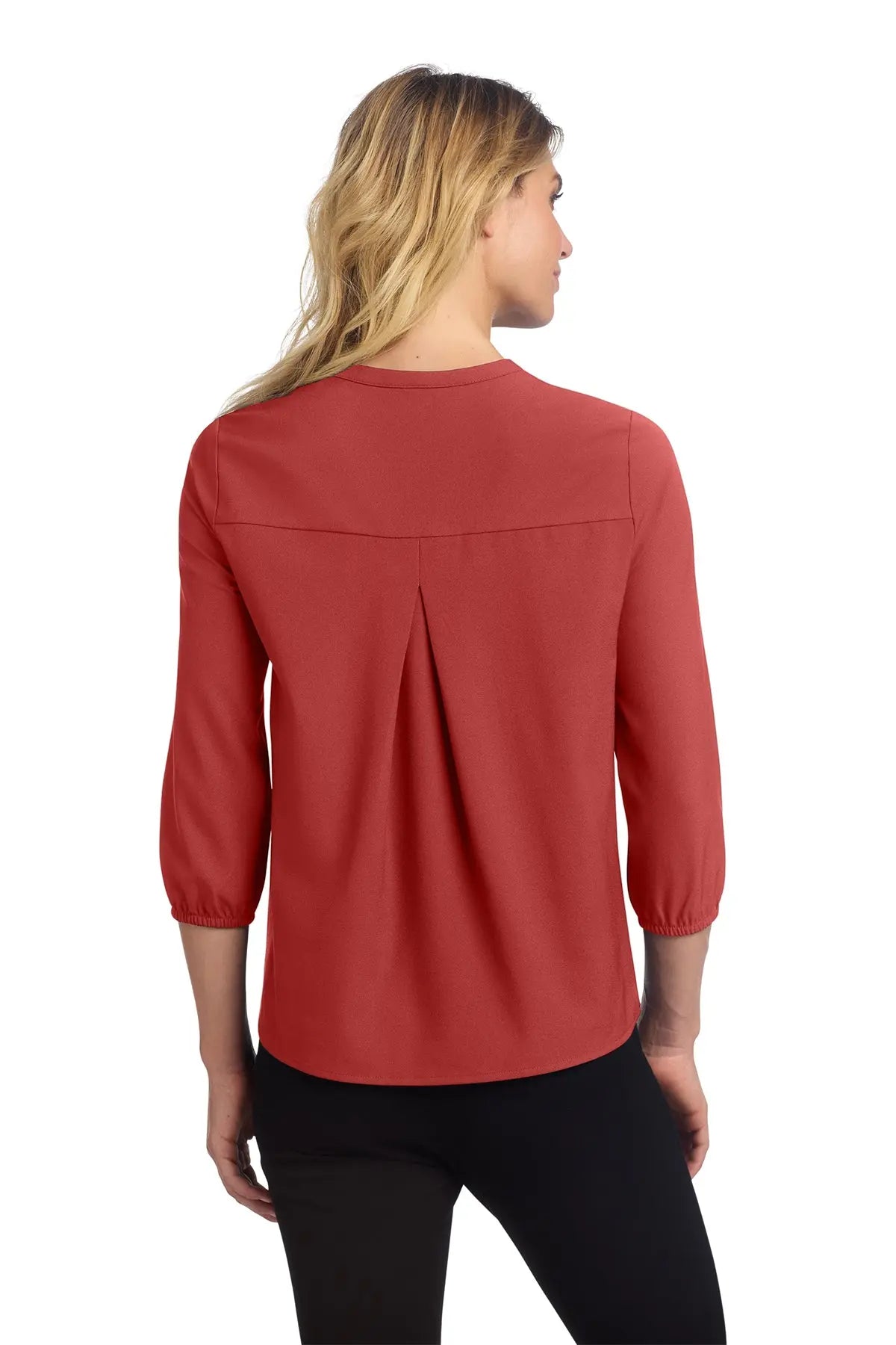 Mercer+Mettle® Women's Stretch Crepe 3/4-Sleeve Blouse #MM2011