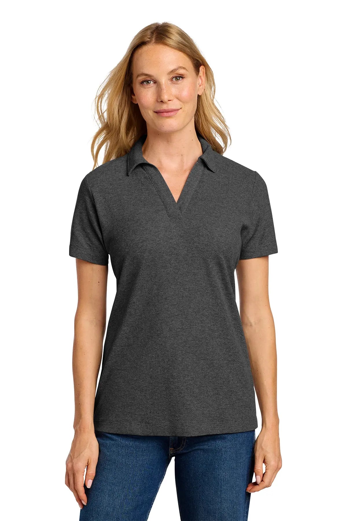 Port Authority® Women's C-FREE® Cotton Blend Pique Polo #LK867RGame Over Merch