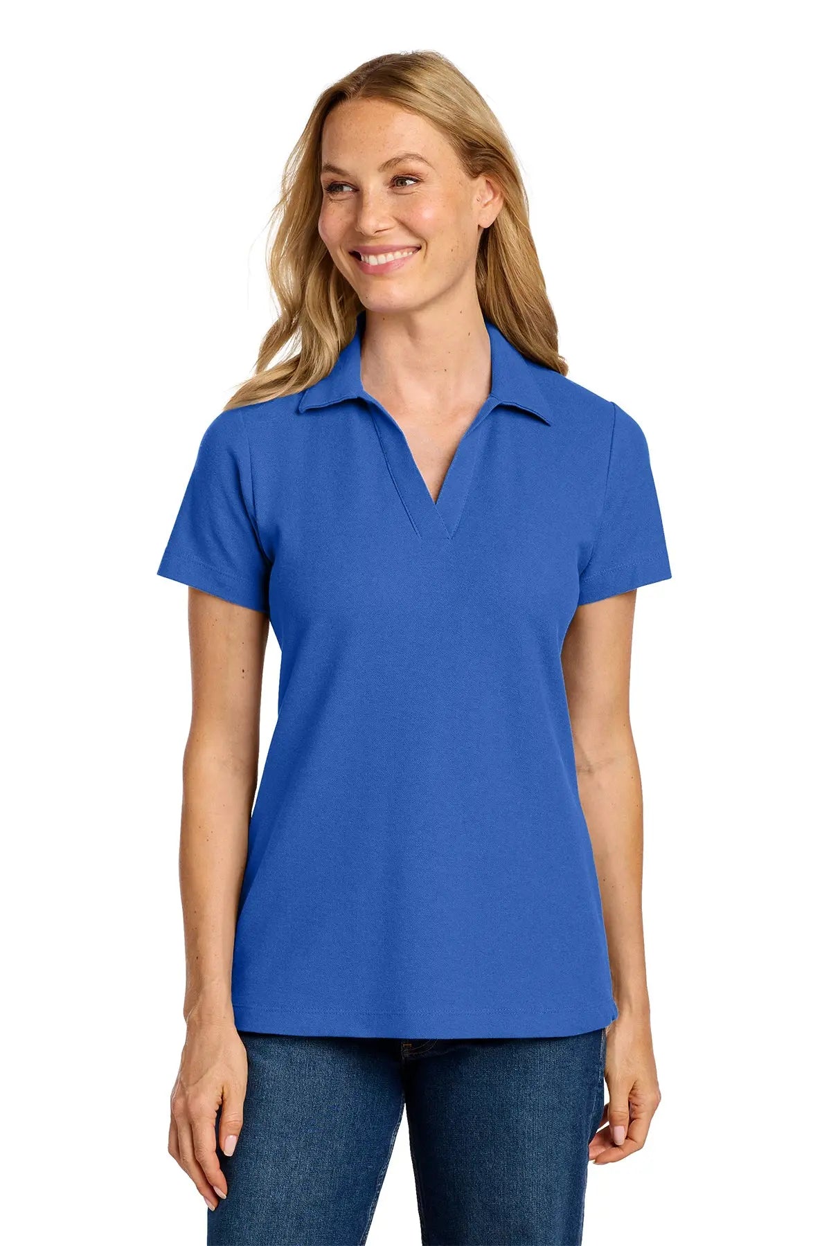Port Authority® Women's C-FREE® Cotton Blend Pique Polo #LK867RGame Over Merch