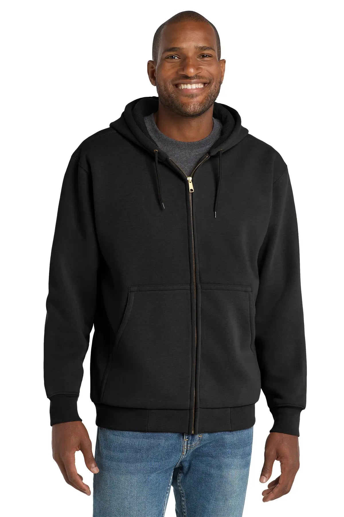 CornerStone® Heavyweight Full-Zip Hooded Sweatshirt with Thermal Lining #CS620