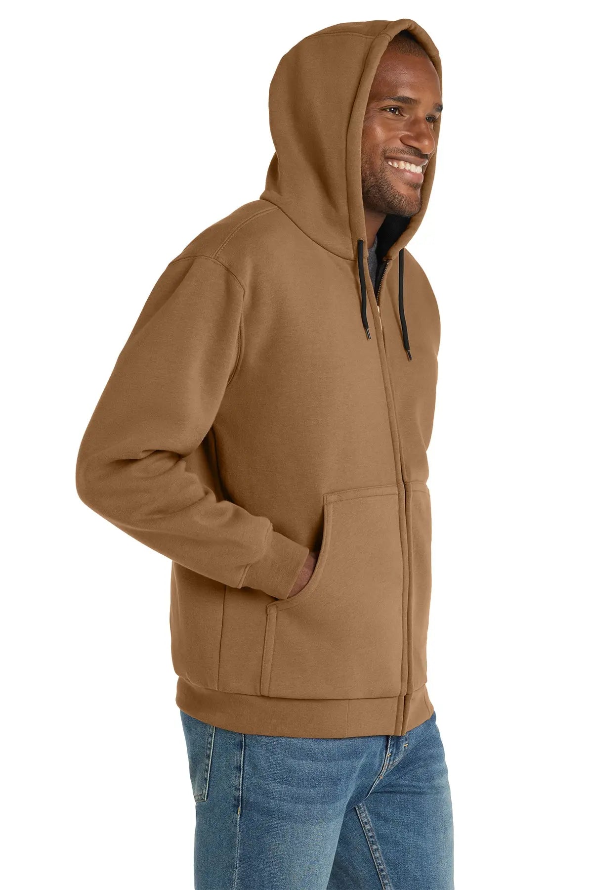 CornerStone® Heavyweight Full-Zip Hooded Sweatshirt with Thermal Lining #CS620