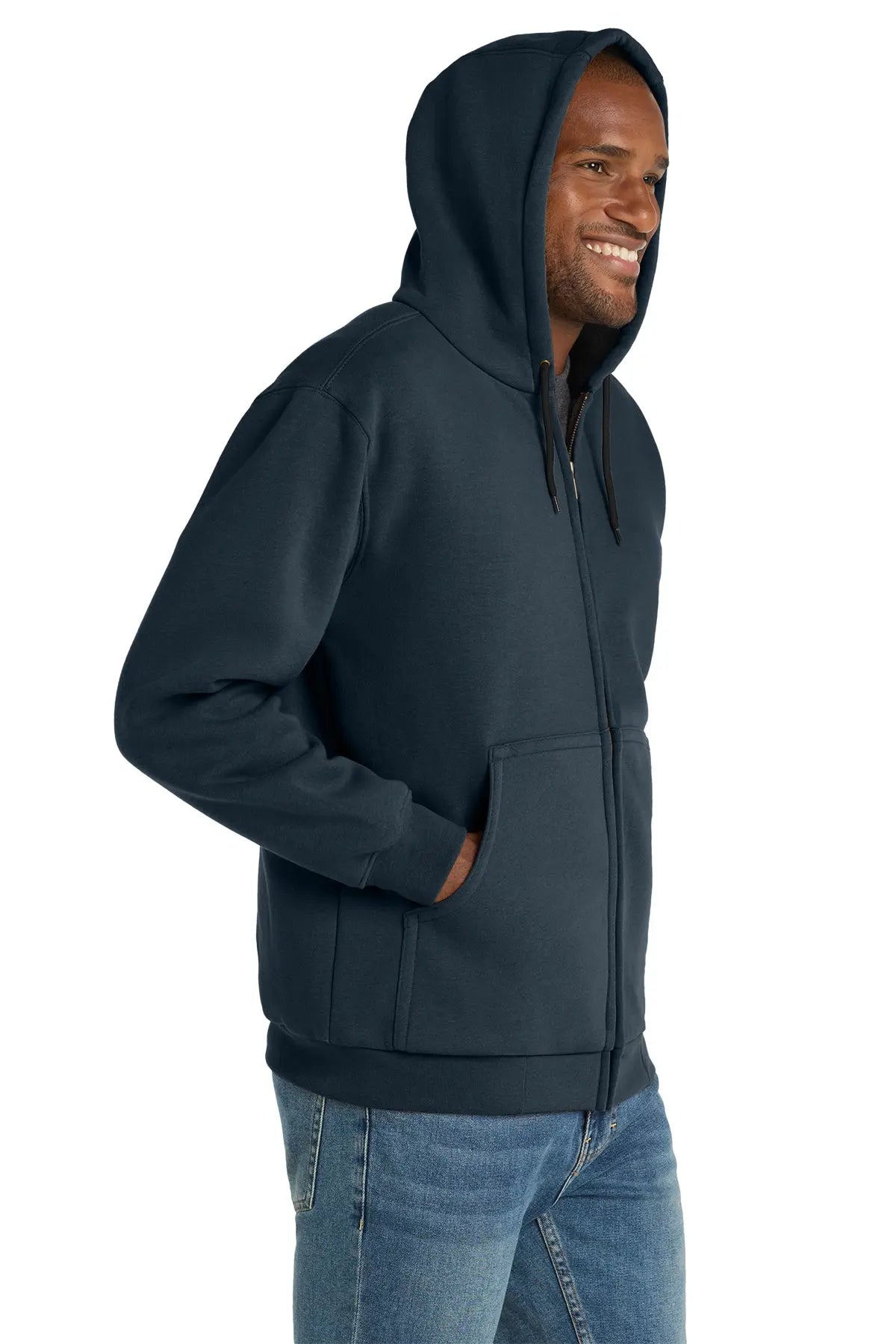 CornerStone® Heavyweight Full-Zip Hooded Sweatshirt with Thermal Lining #CS620