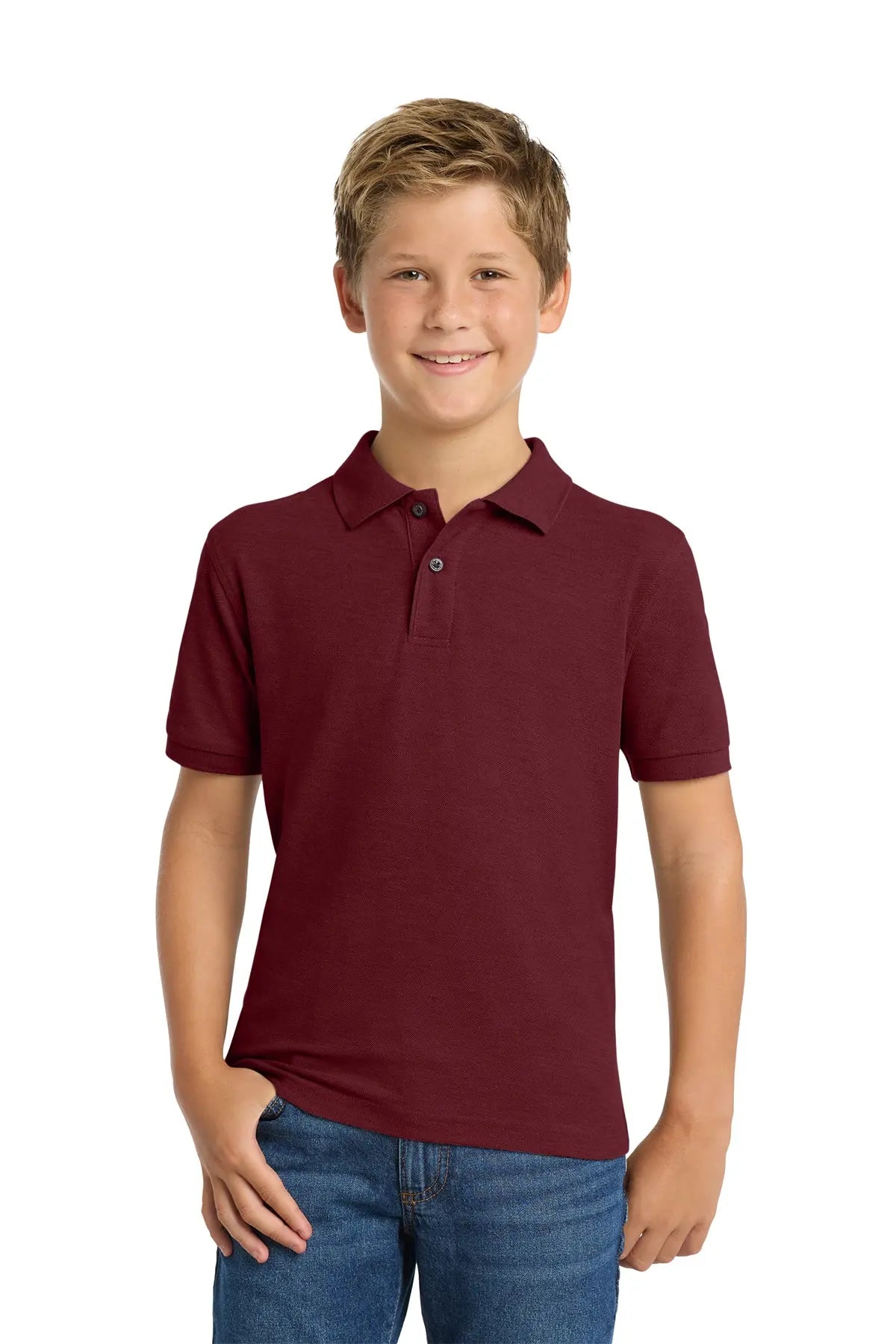 Port Authority® Youth Silk Touch™ Polo #Y500Game Over Merch