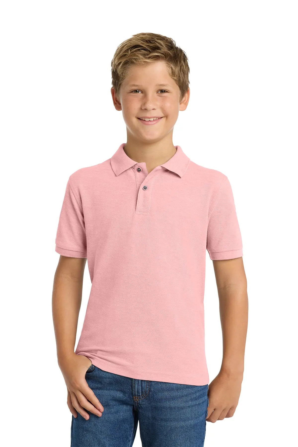 Port Authority® Youth Silk Touch™ Polo #Y500Game Over Merch