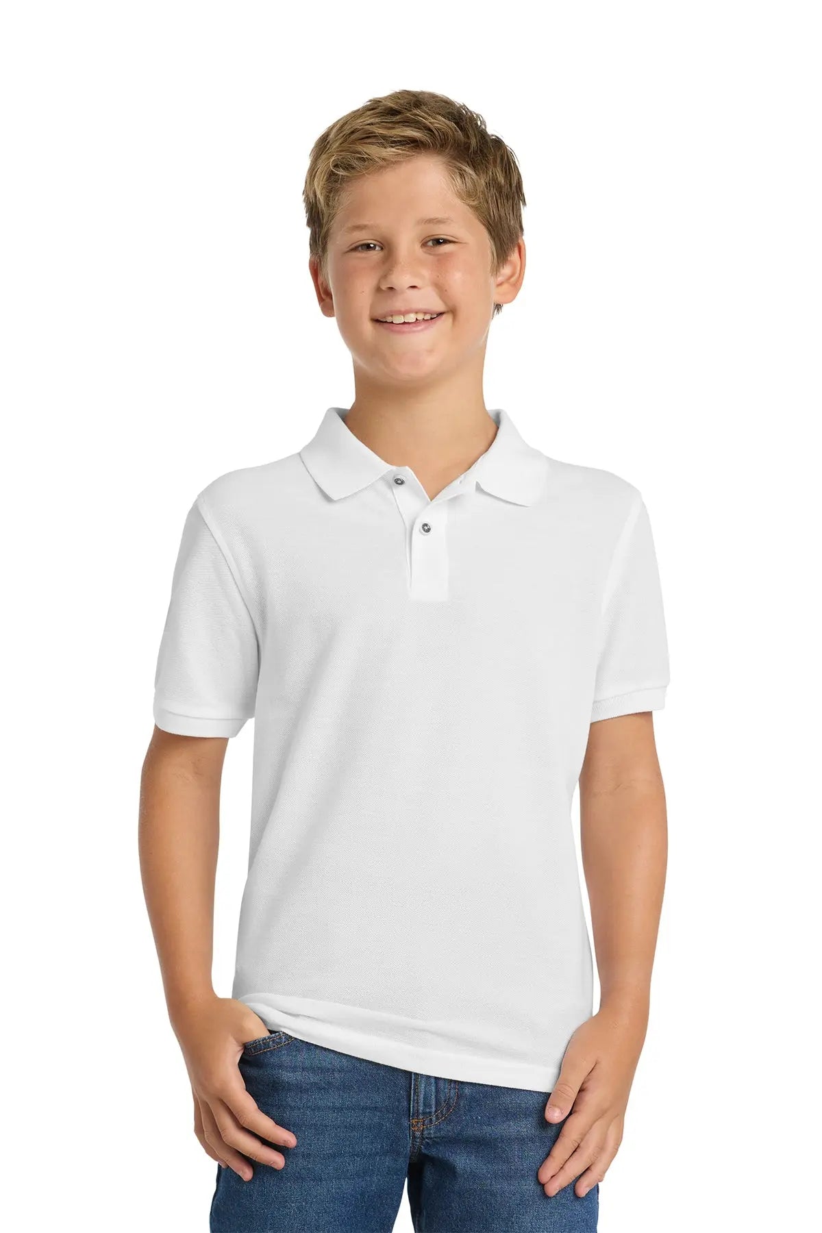 Port Authority® Youth Silk Touch™ Polo #Y500Game Over Merch