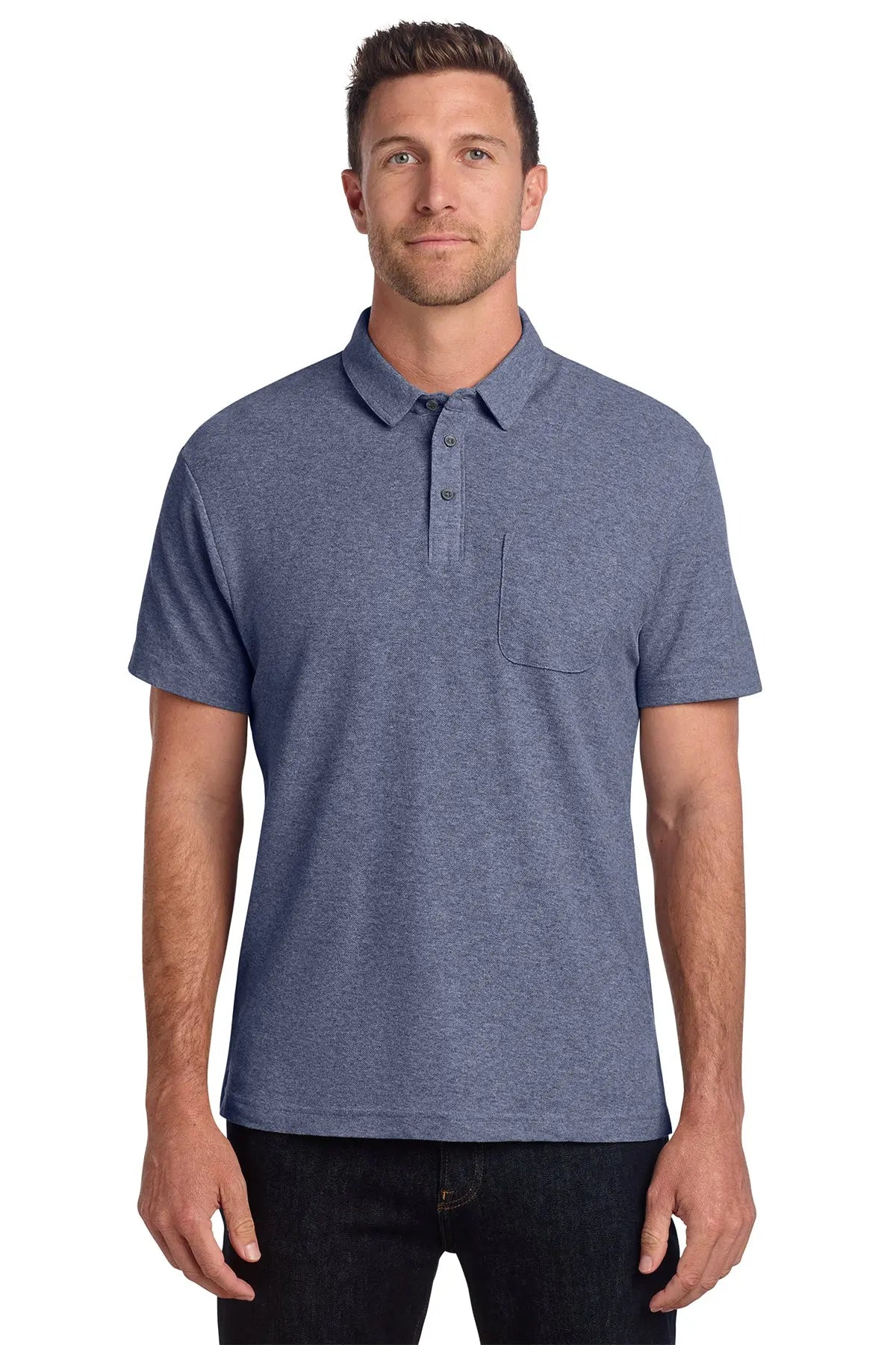 Port Authority® C-FREE® Cotton Blend Pique Pocket Polo #K868Game Over Merch