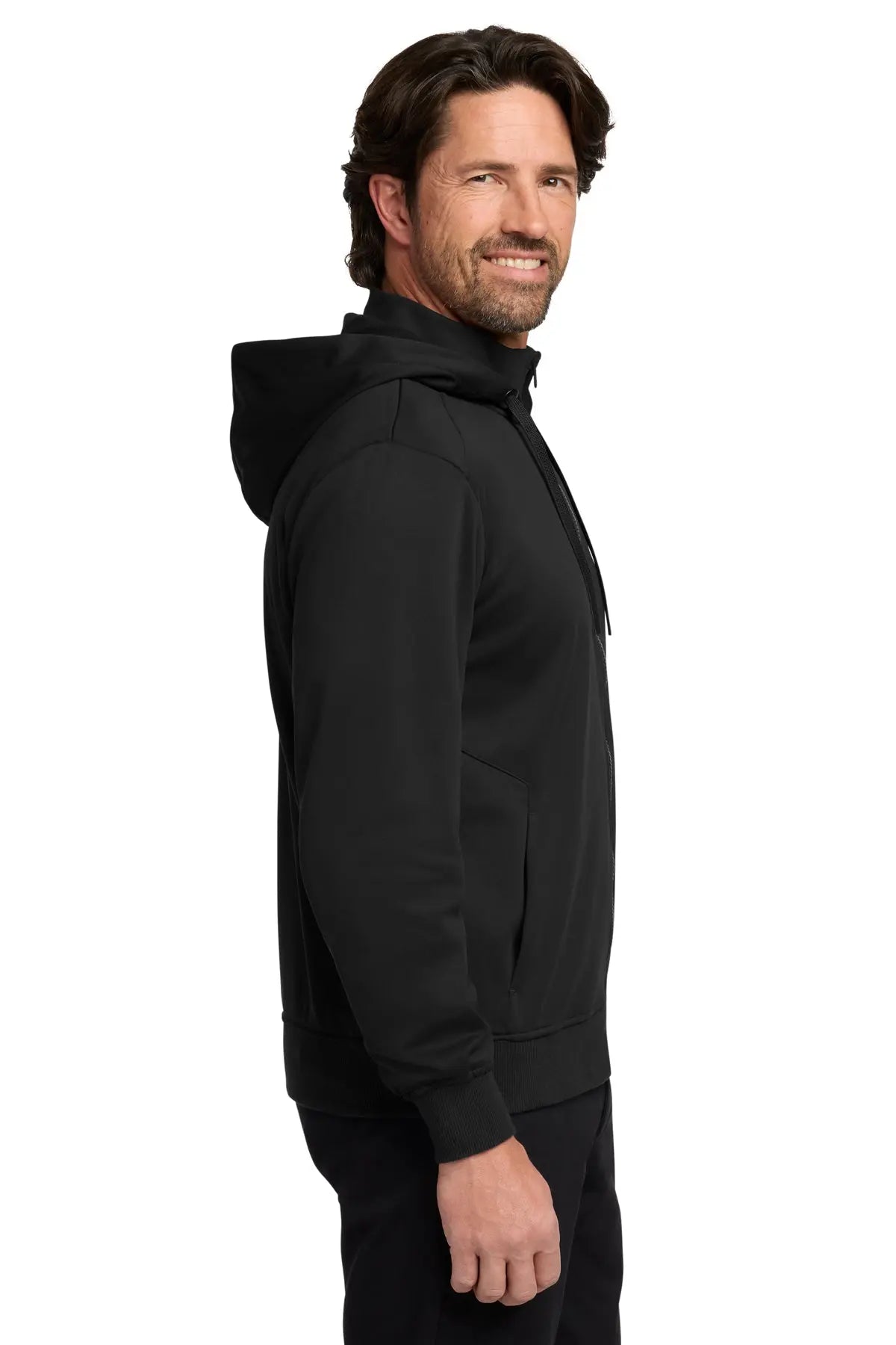 Port Authority® Smooth Fleece Hooded Jacket #F814