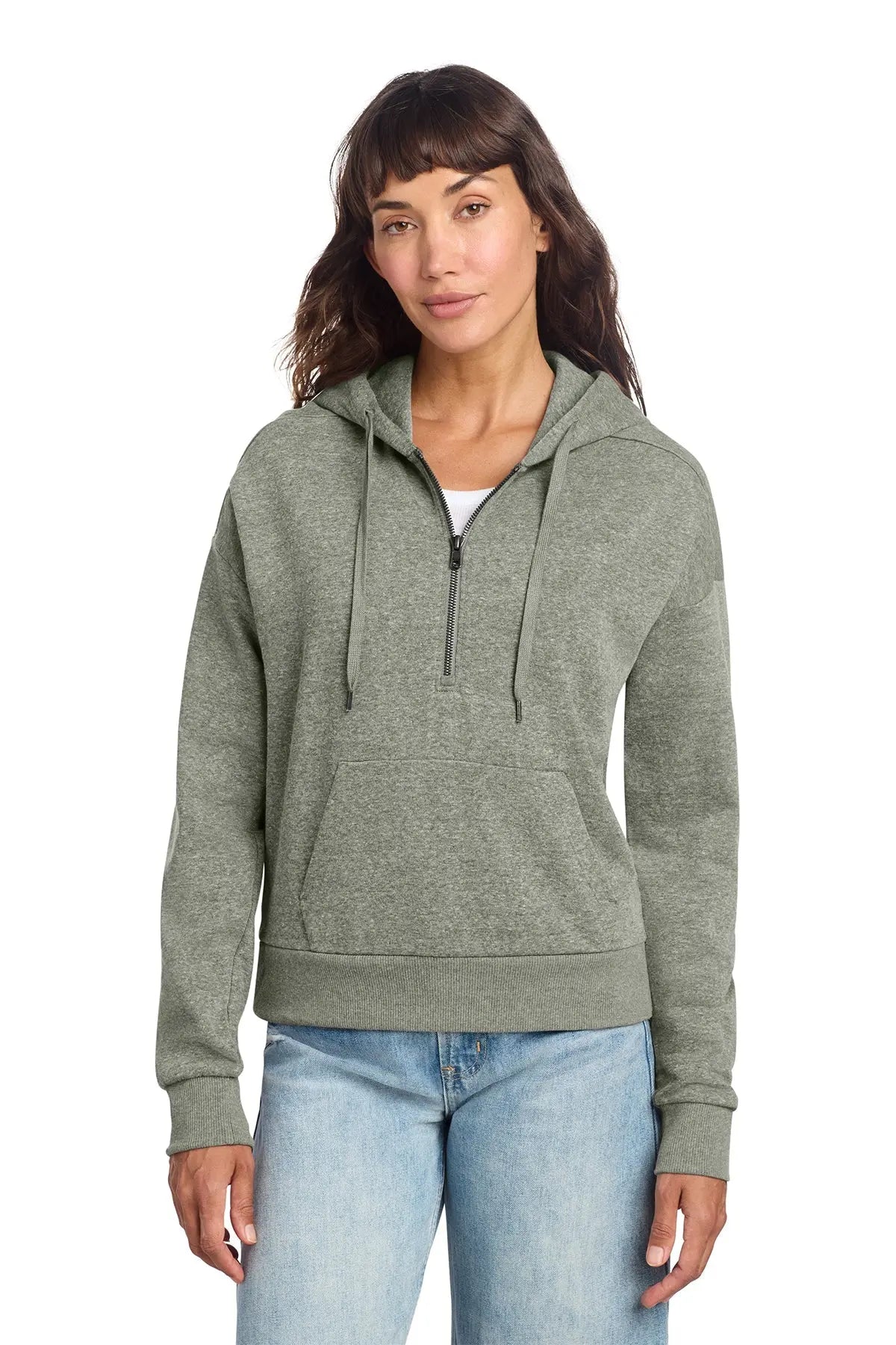 District® Women’s Perfect Tri® Fleece 1/2-Zip Pullover #DT1311 Game Over Merch