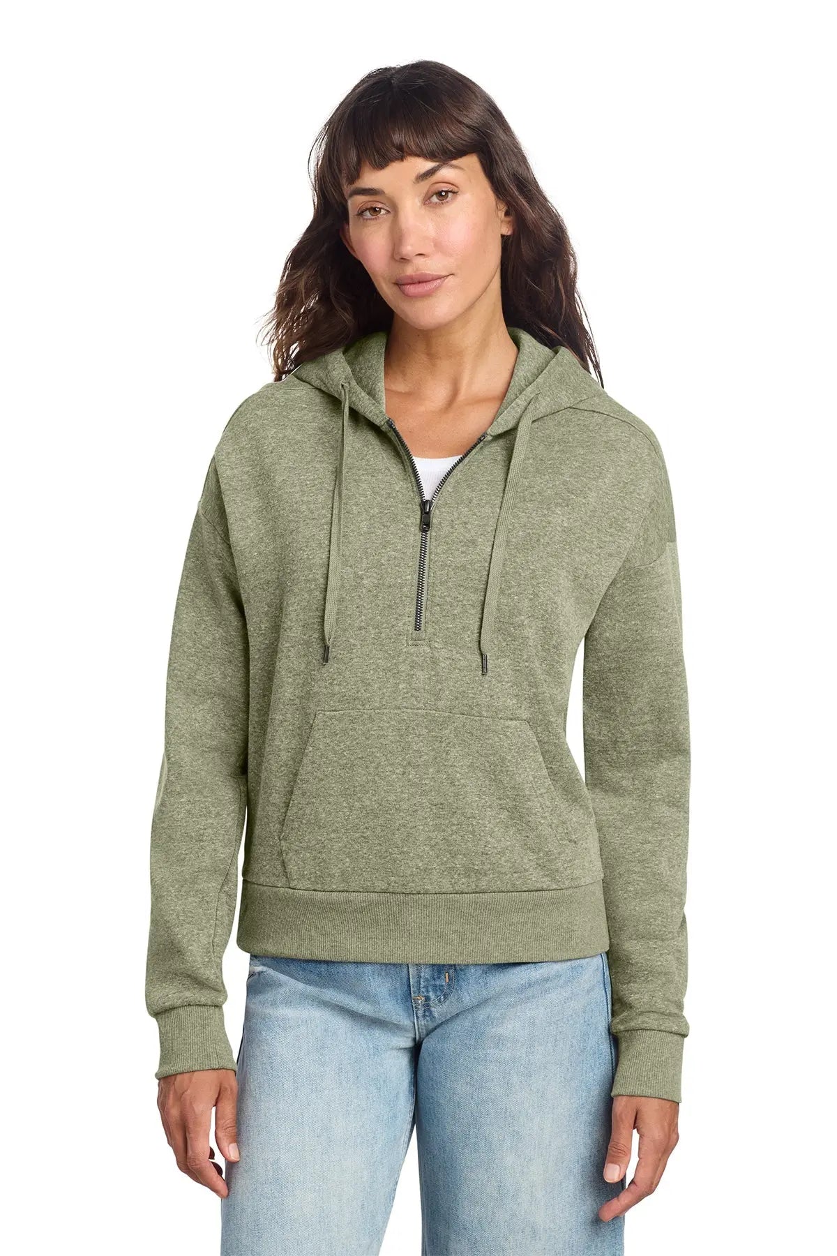 District® Women’s Perfect Tri® Fleece 1/2-Zip Pullover #DT1311 Game Over Merch