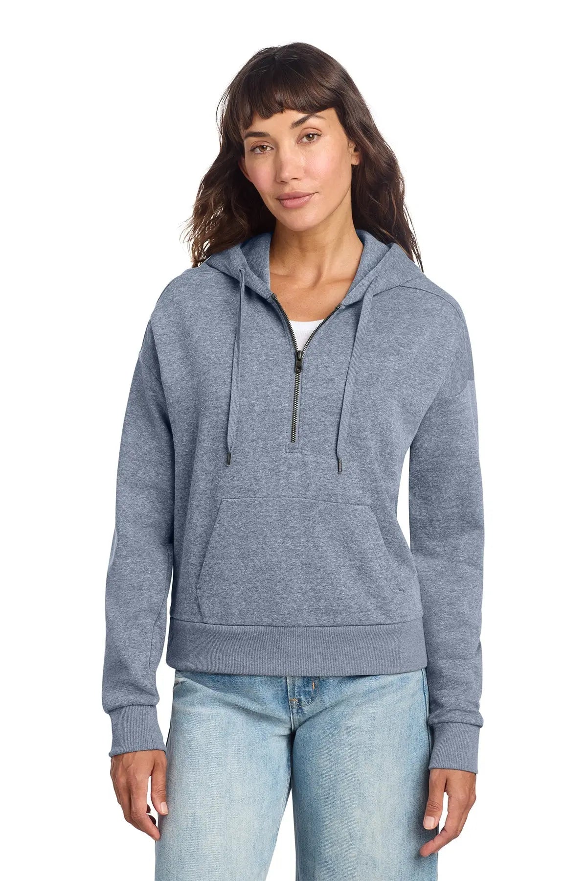 District® Women’s Perfect Tri® Fleece 1/2-Zip Pullover #DT1311 Game Over Merch