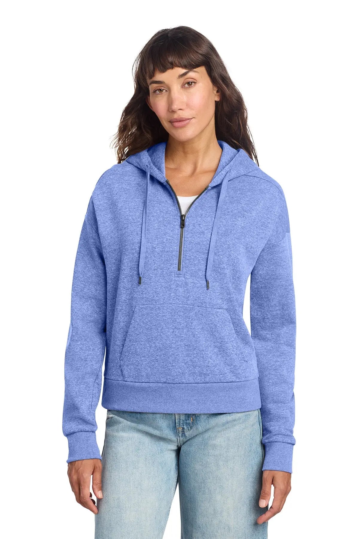 District® Women’s Perfect Tri® Fleece 1/2-Zip Pullover #DT1311 Game Over Merch