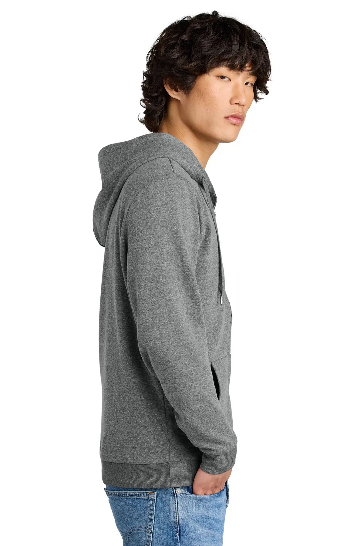 District® Perfect Tri® Fleece Full-Zip Hoodie #DT1302