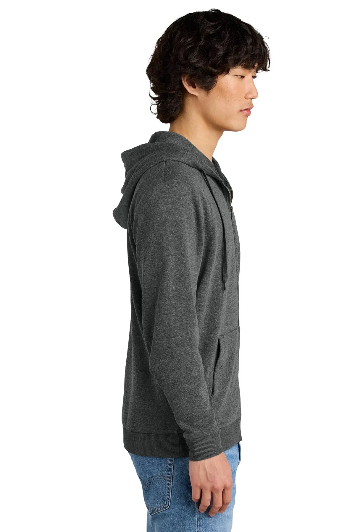 District® Perfect Tri® Fleece Full-Zip Hoodie #DT1302