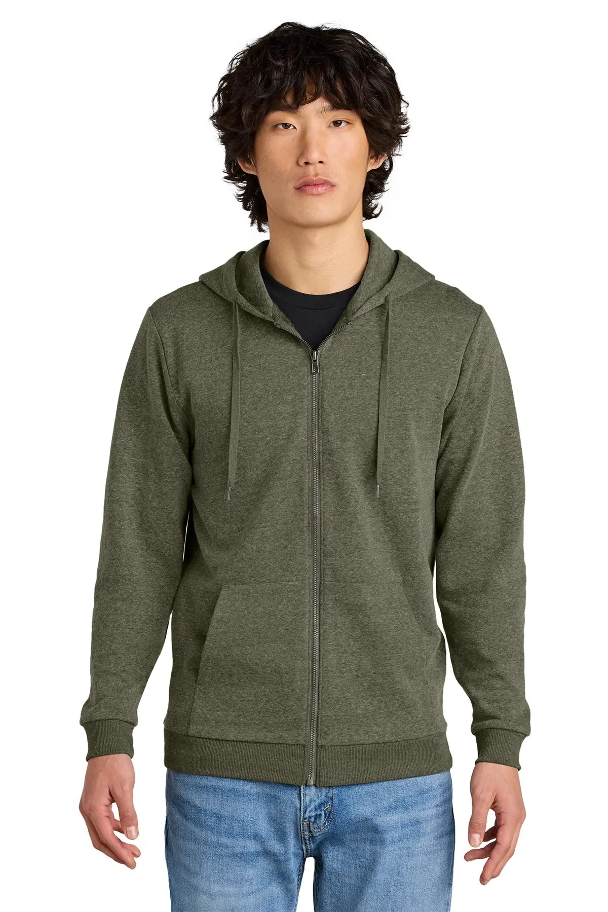 District® Perfect Tri® Fleece Full-Zip Hoodie #DT1302