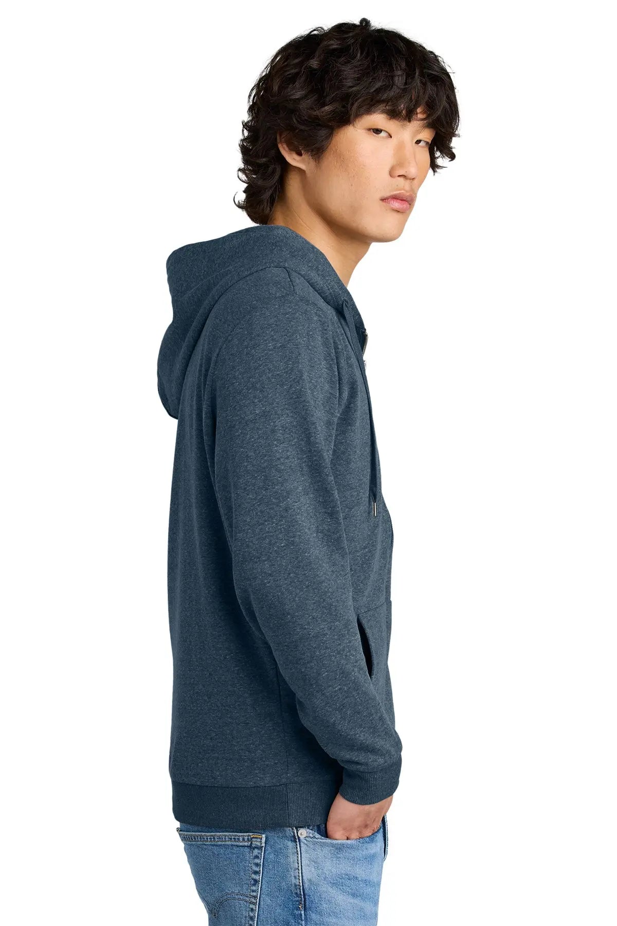 District® Perfect Tri® Fleece Full-Zip Hoodie #DT1302