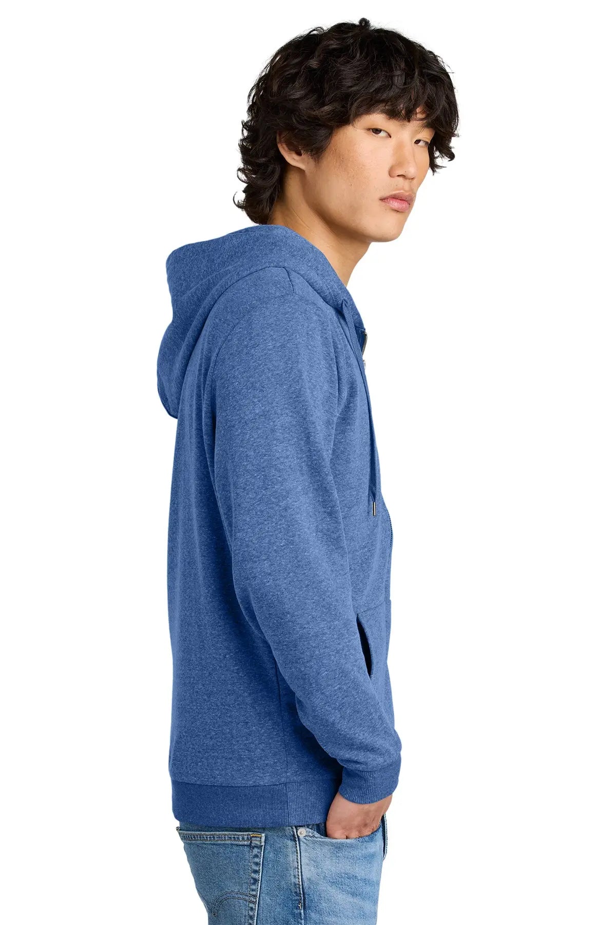 District® Perfect Tri® Fleece Full-Zip Hoodie #DT1302
