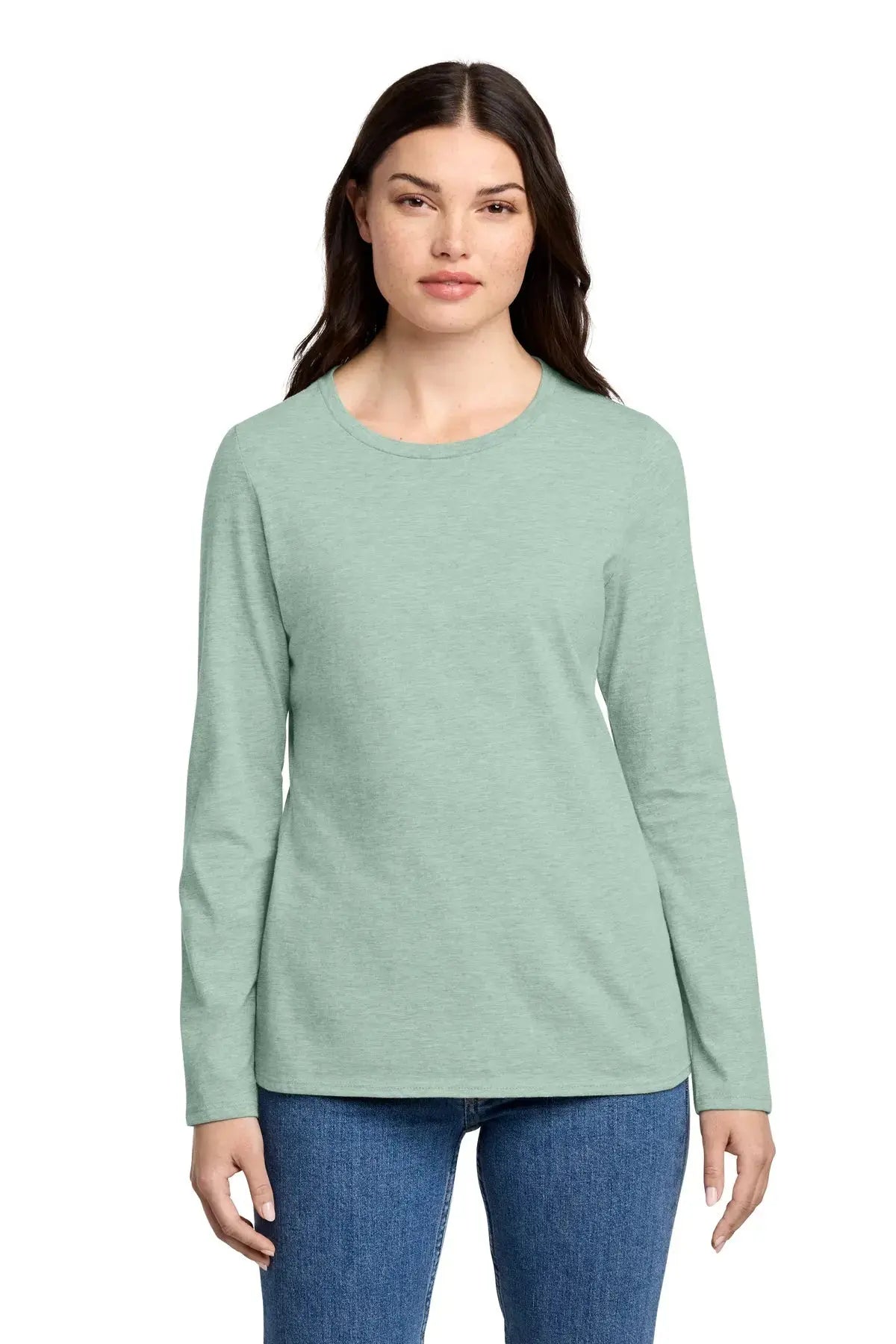 District® Women’s Perfect Blend® CVC Long Sleeve Tee #DT110 Game Over Merch