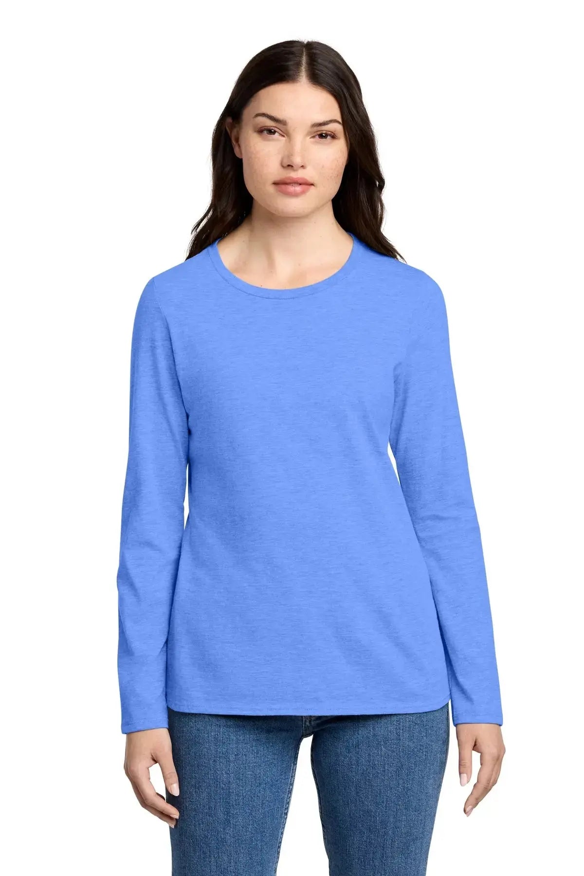 District® Women’s Perfect Blend® CVC Long Sleeve Tee #DT110 Game Over Merch