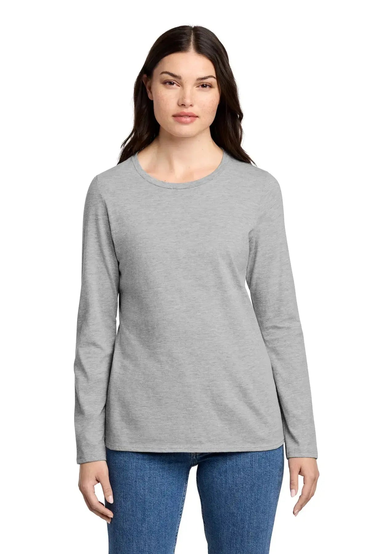 District® Women’s Perfect Blend® CVC Long Sleeve Tee #DT110 Game Over Merch