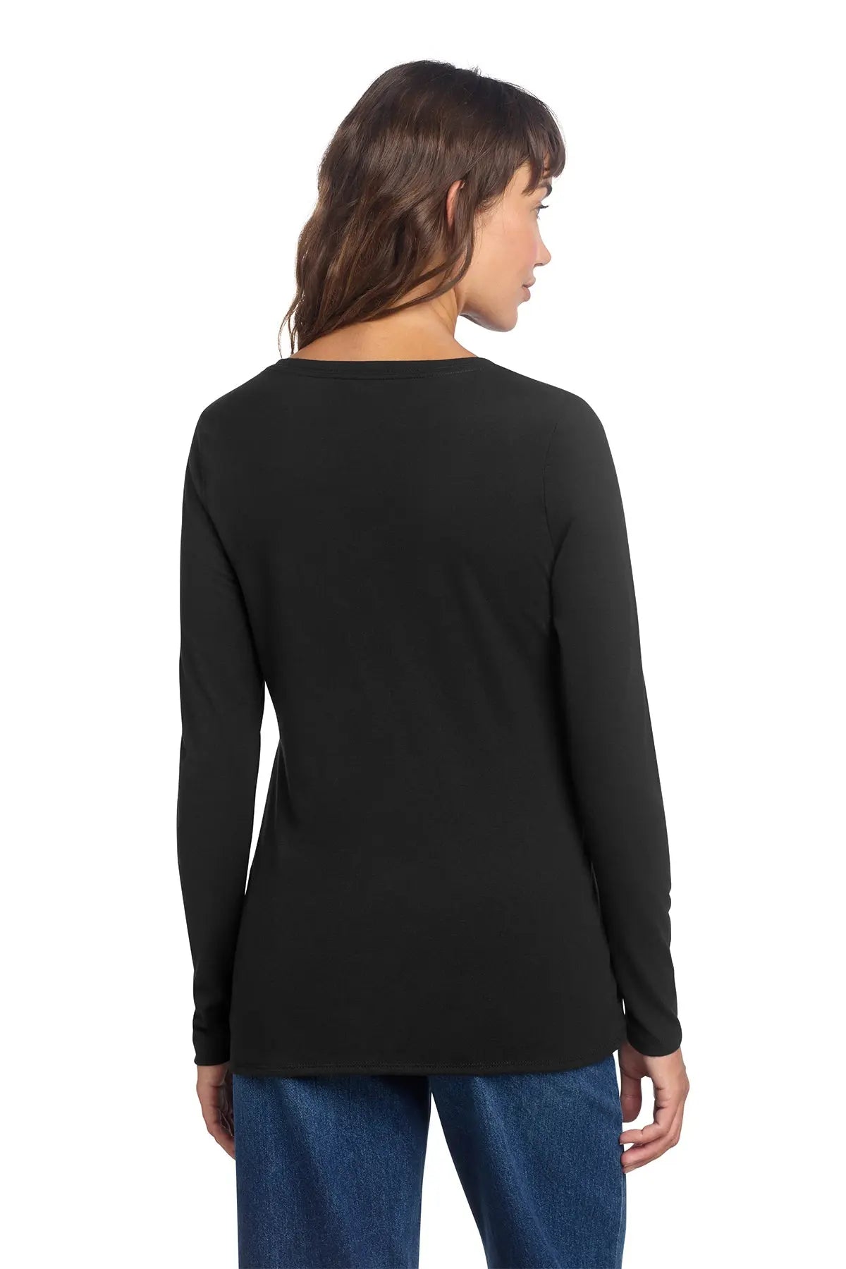 District® Women’s Perfect Tri® Long Sleeve V-Neck Tee #DT135 Game Over Merch
