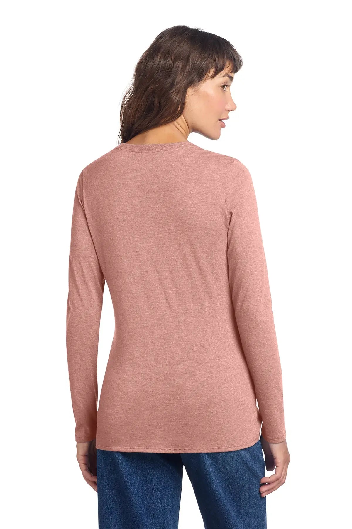 District® Women’s Perfect Tri® Long Sleeve V-Neck Tee #DT135 Game Over Merch