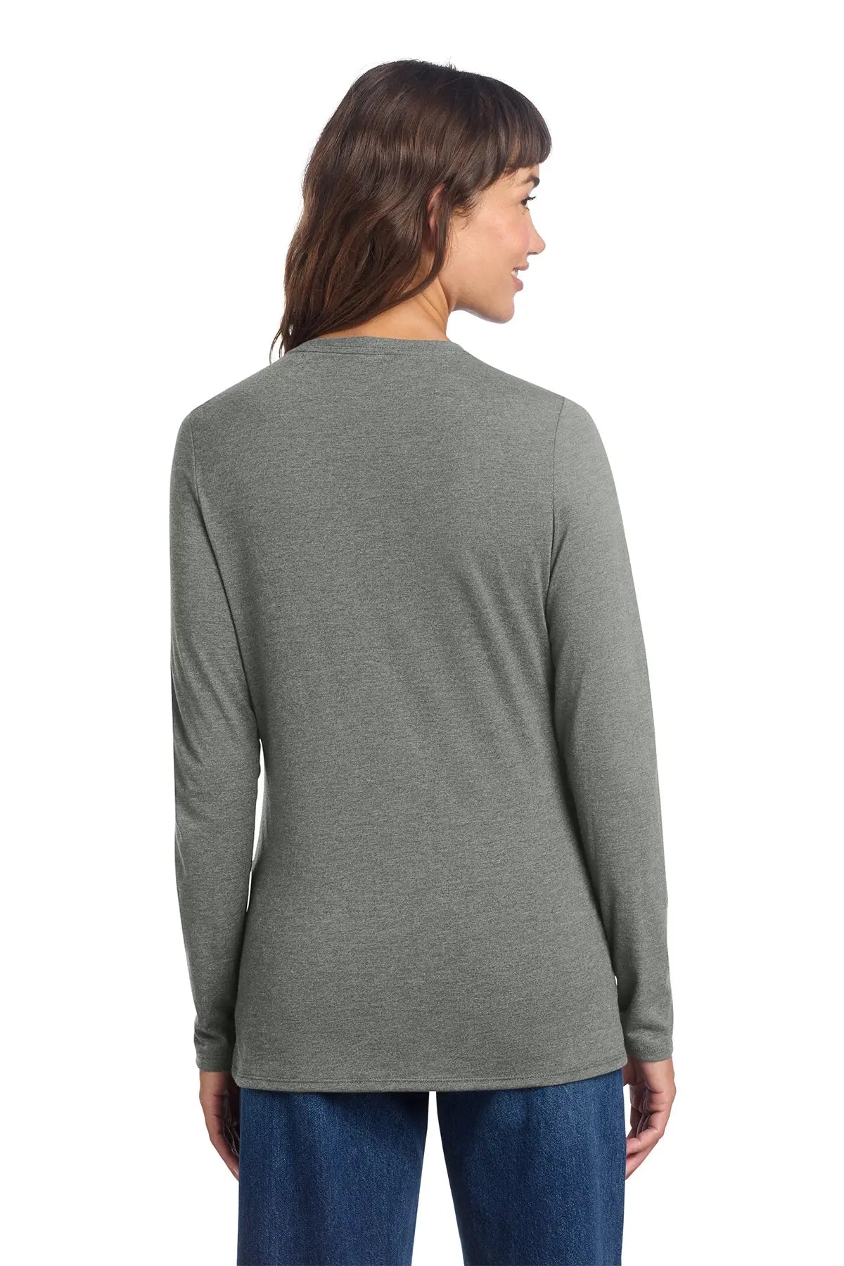 District® Women’s Perfect Tri® Long Sleeve V-Neck Tee #DT135 Game Over Merch