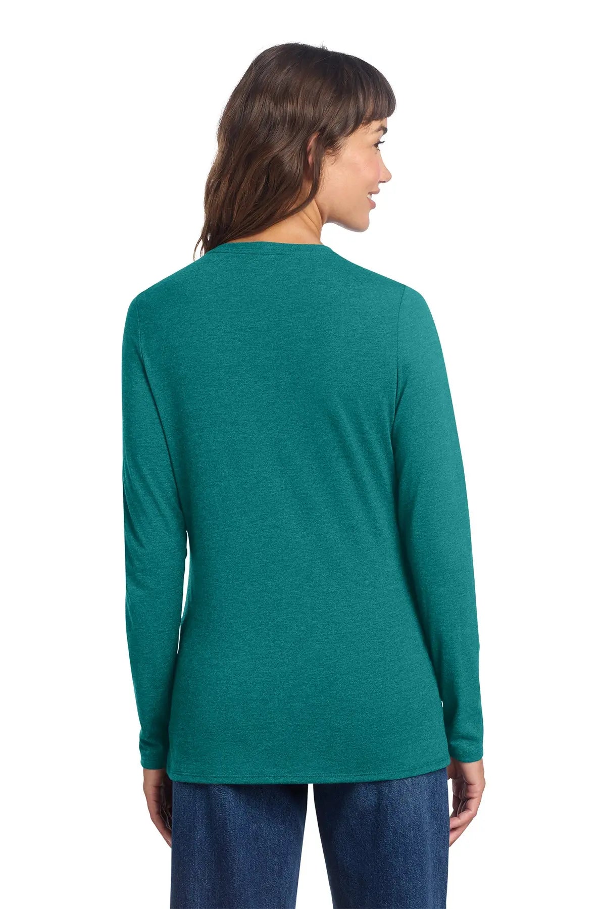 District® Women’s Perfect Tri® Long Sleeve V-Neck Tee #DT135 Game Over Merch
