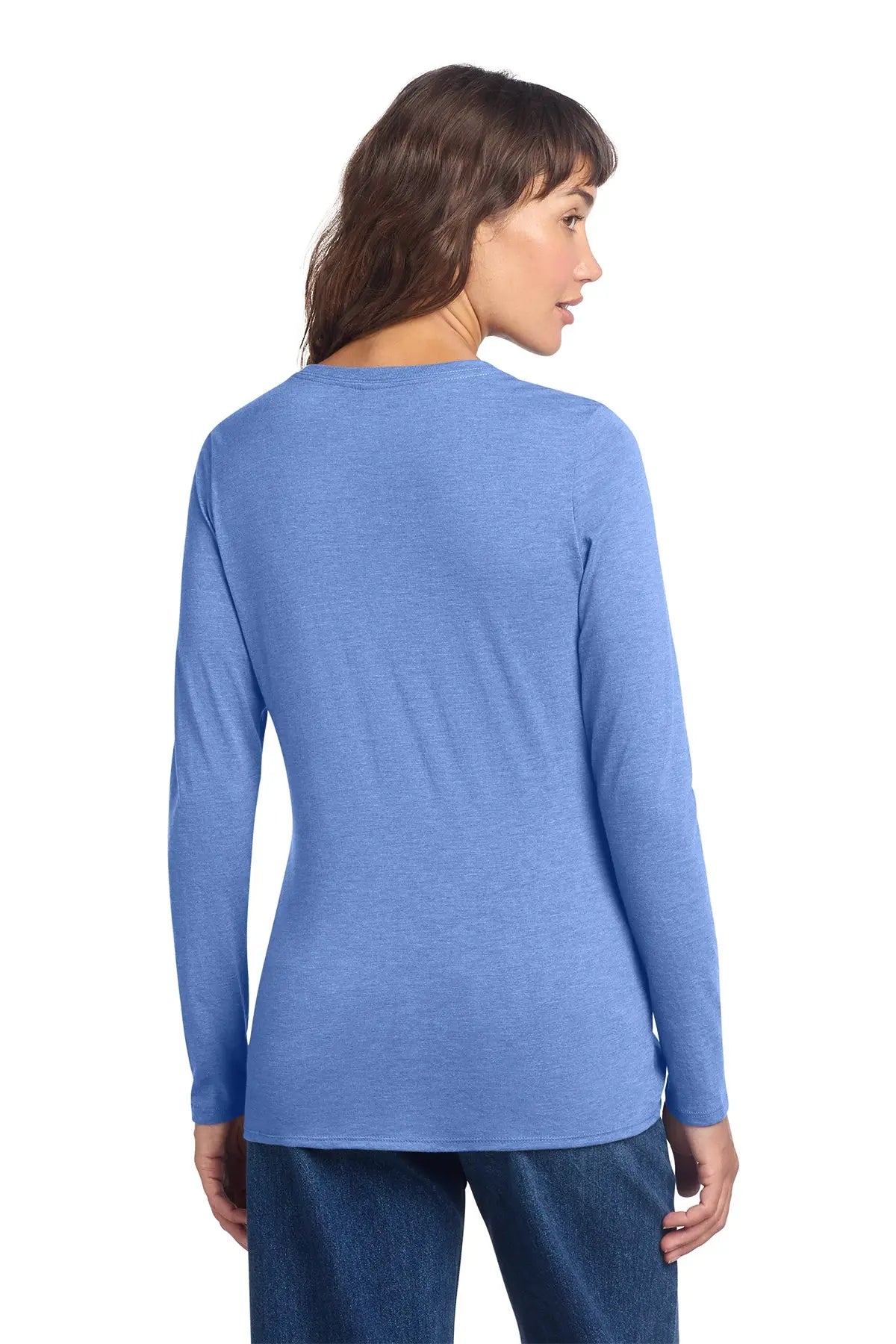 District® Women’s Perfect Tri® Long Sleeve V-Neck Tee #DT135 Game Over Merch