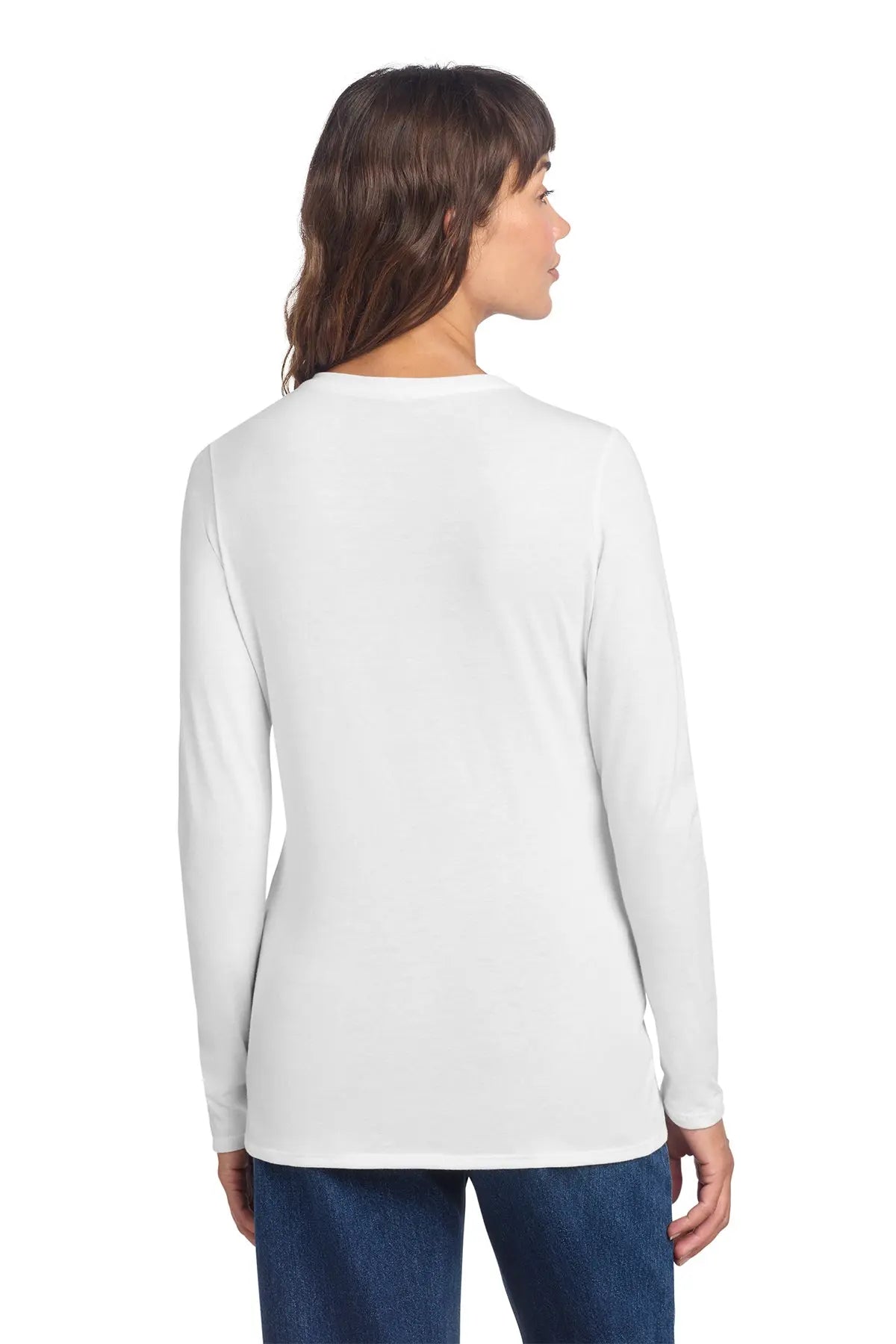 District® Women’s Perfect Tri® Long Sleeve V-Neck Tee #DT135 Game Over Merch
