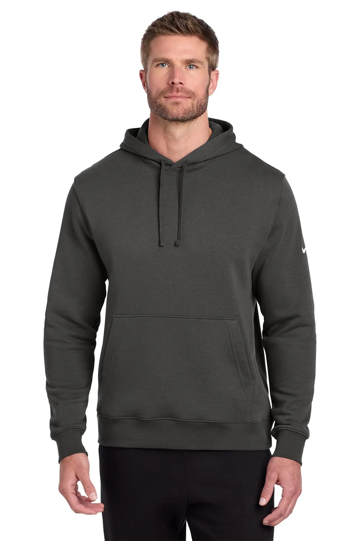 Nike Club Fleece Sleeve Swoosh Pullover Hoodie #NKDR1499