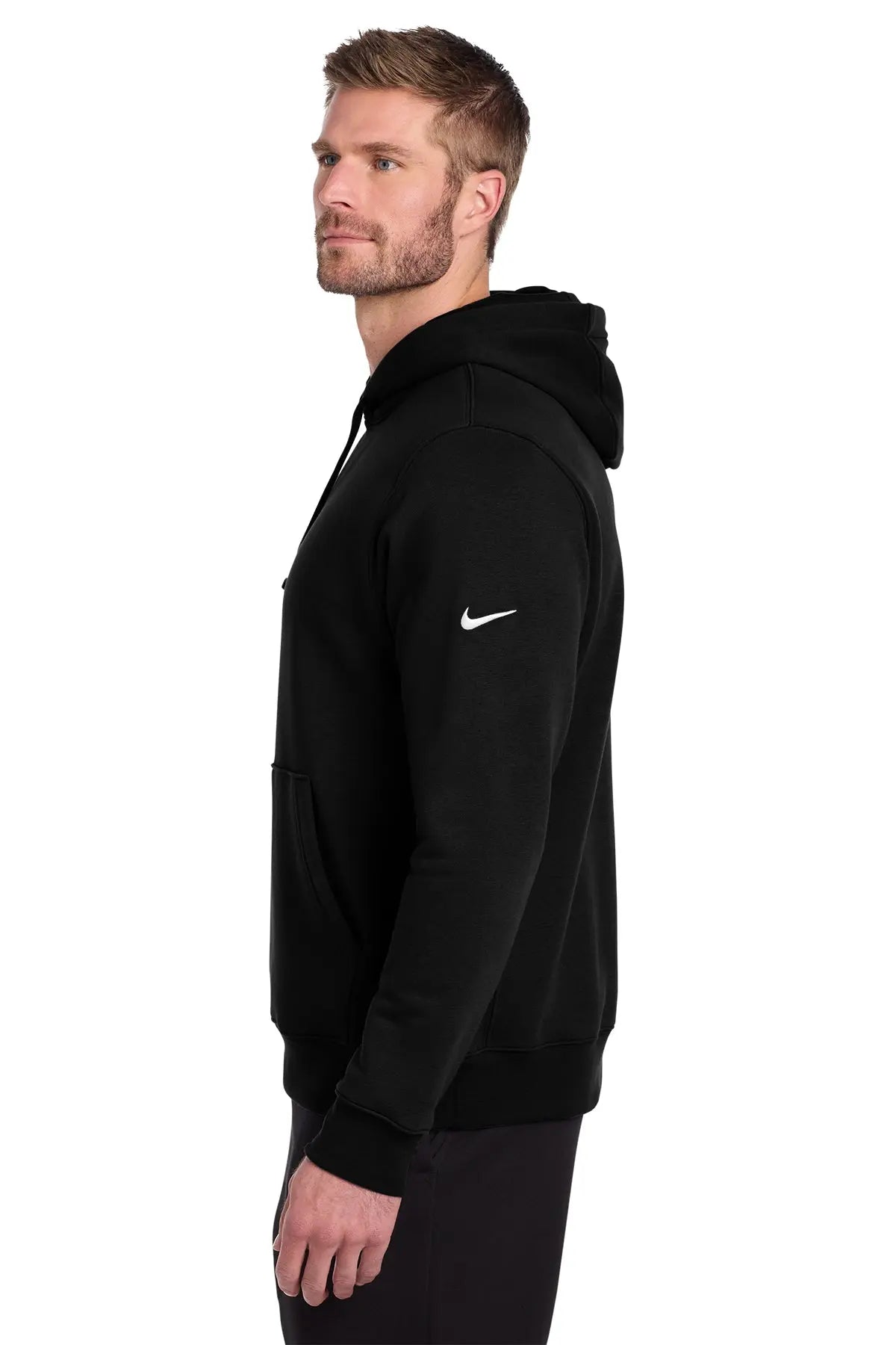 Nike Club Fleece Sleeve Swoosh Pullover Hoodie #NKDR1499