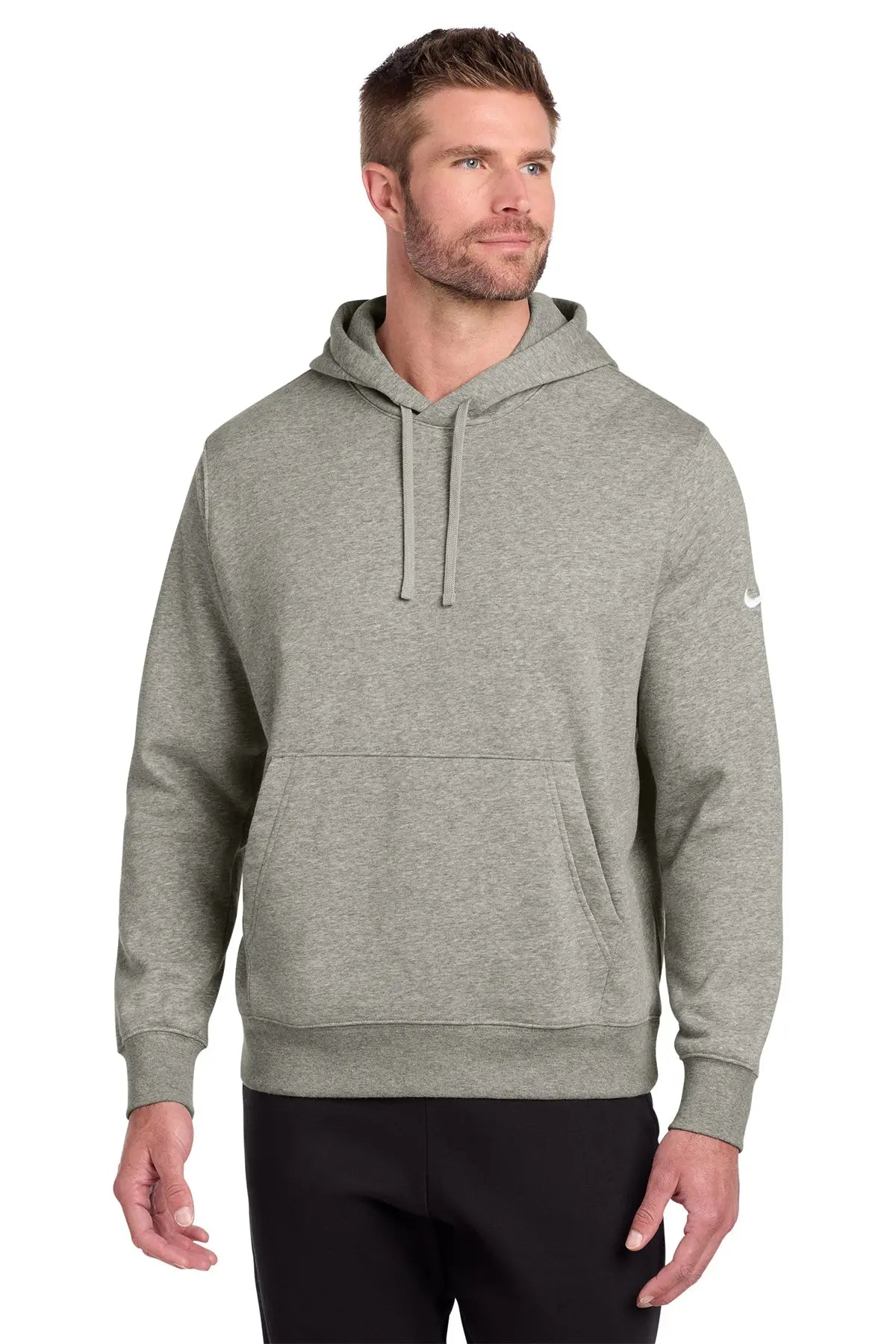 Nike Club Fleece Sleeve Swoosh Pullover Hoodie #NKDR1499