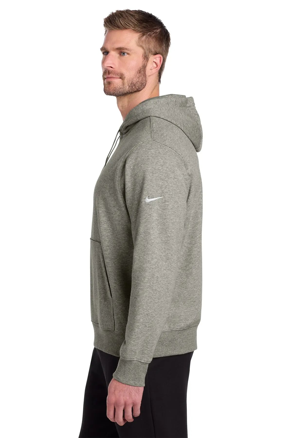 Nike Club Fleece Sleeve Swoosh Pullover Hoodie #NKDR1499