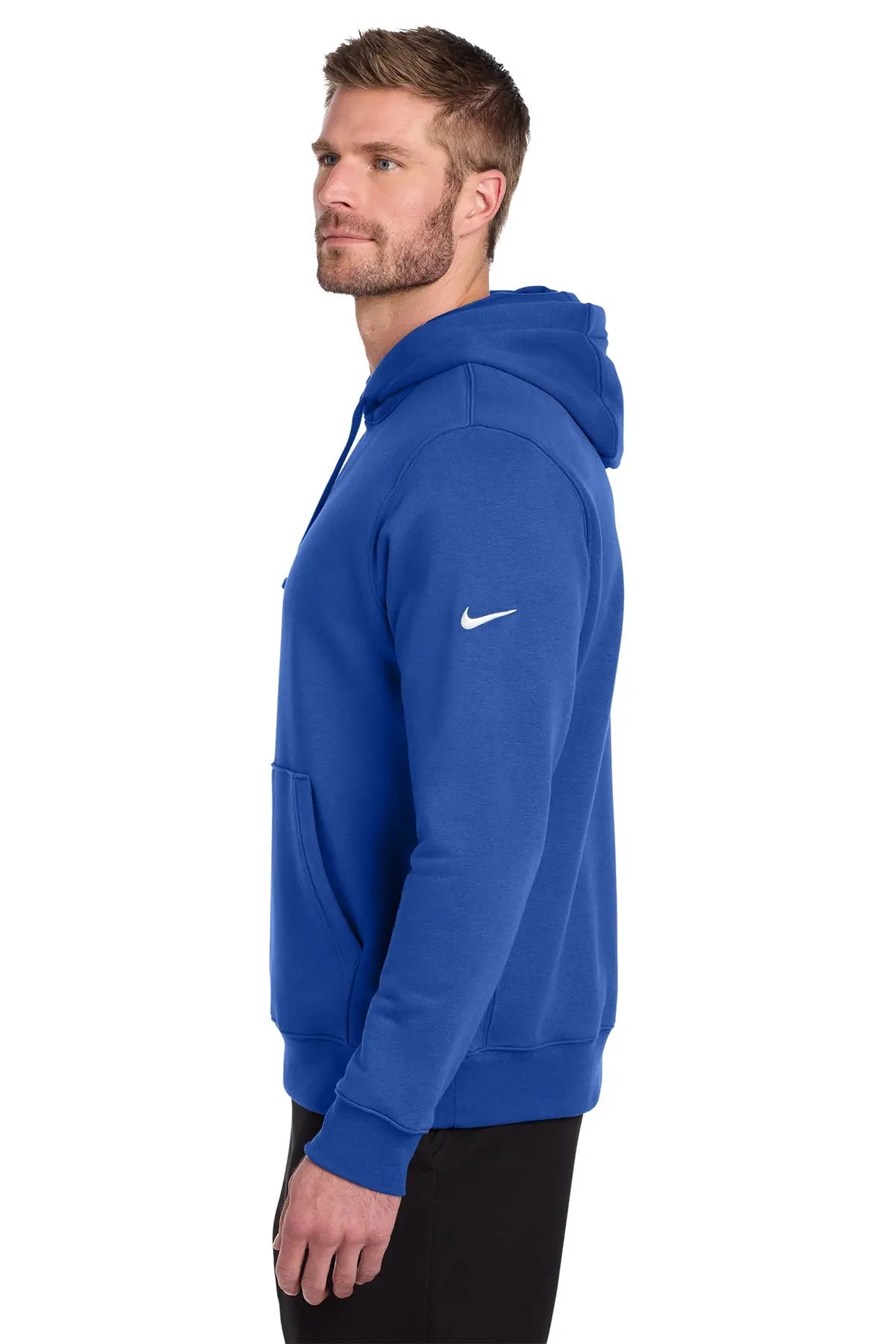 Nike Club Fleece Sleeve Swoosh Pullover Hoodie #NKDR1499